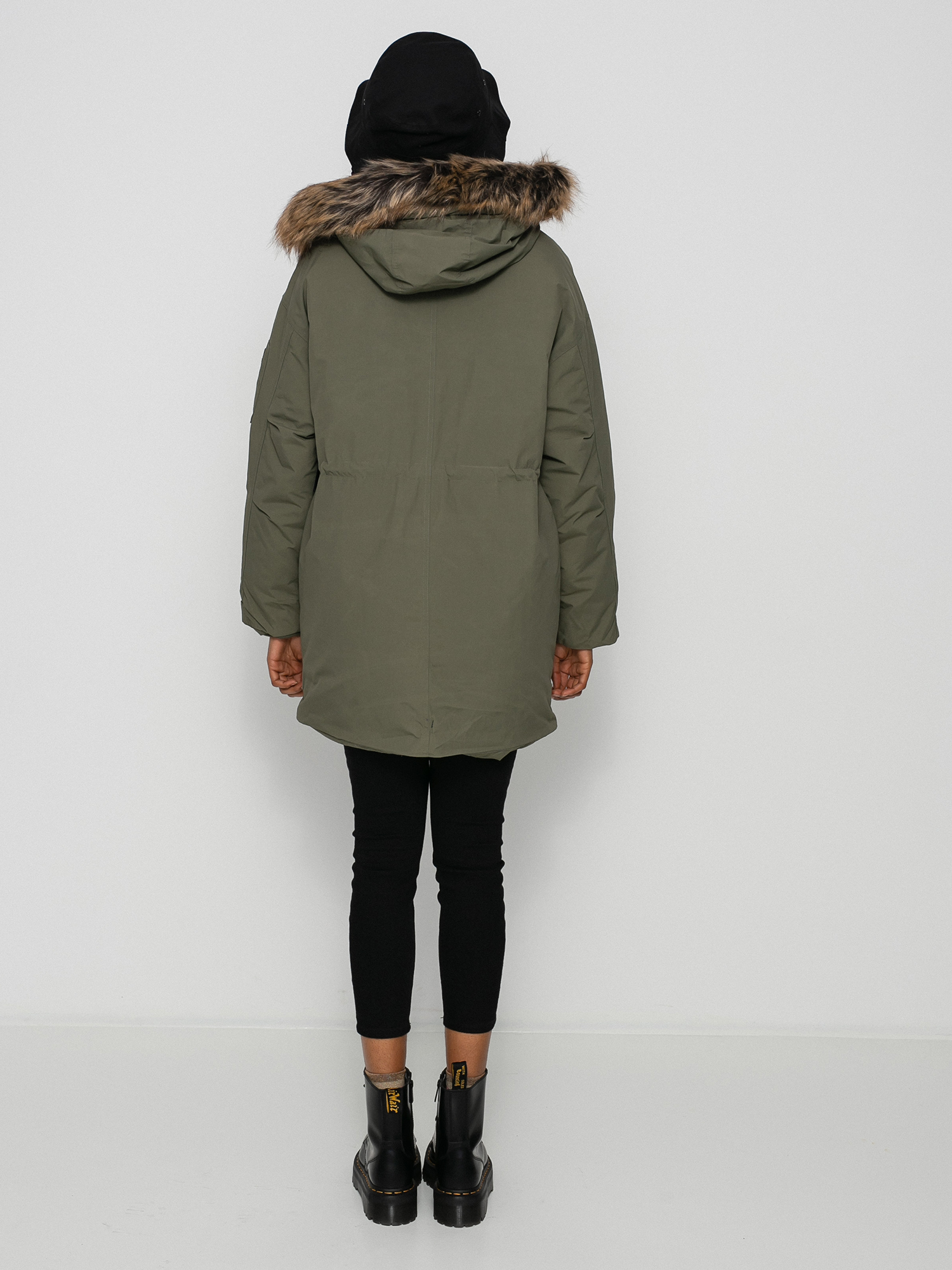 Kurtka Volcom Warmer N Over 5K Parka Wmn (army green combo)