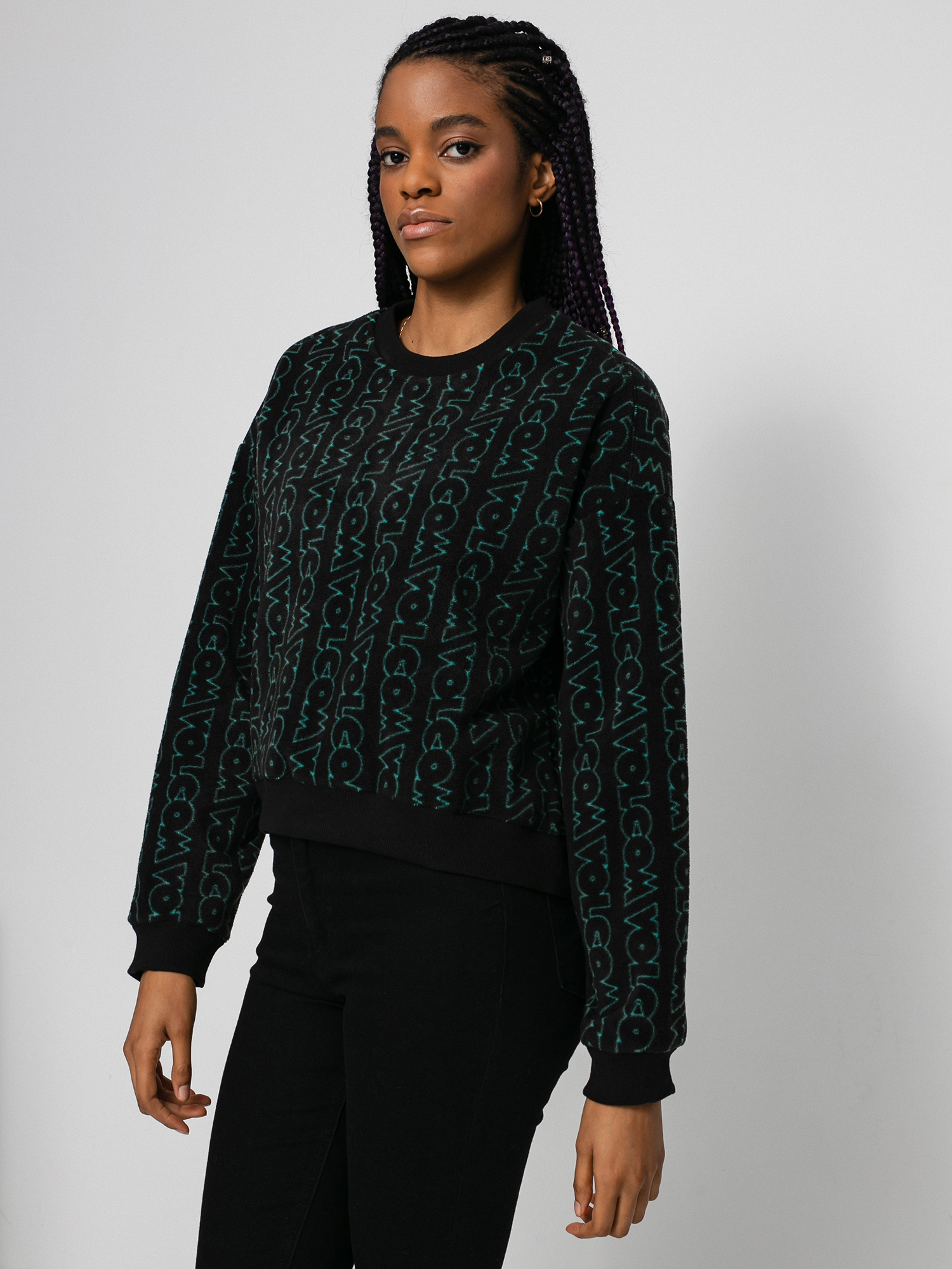Bluza Volcom Error 76 Crew Wmn (black)