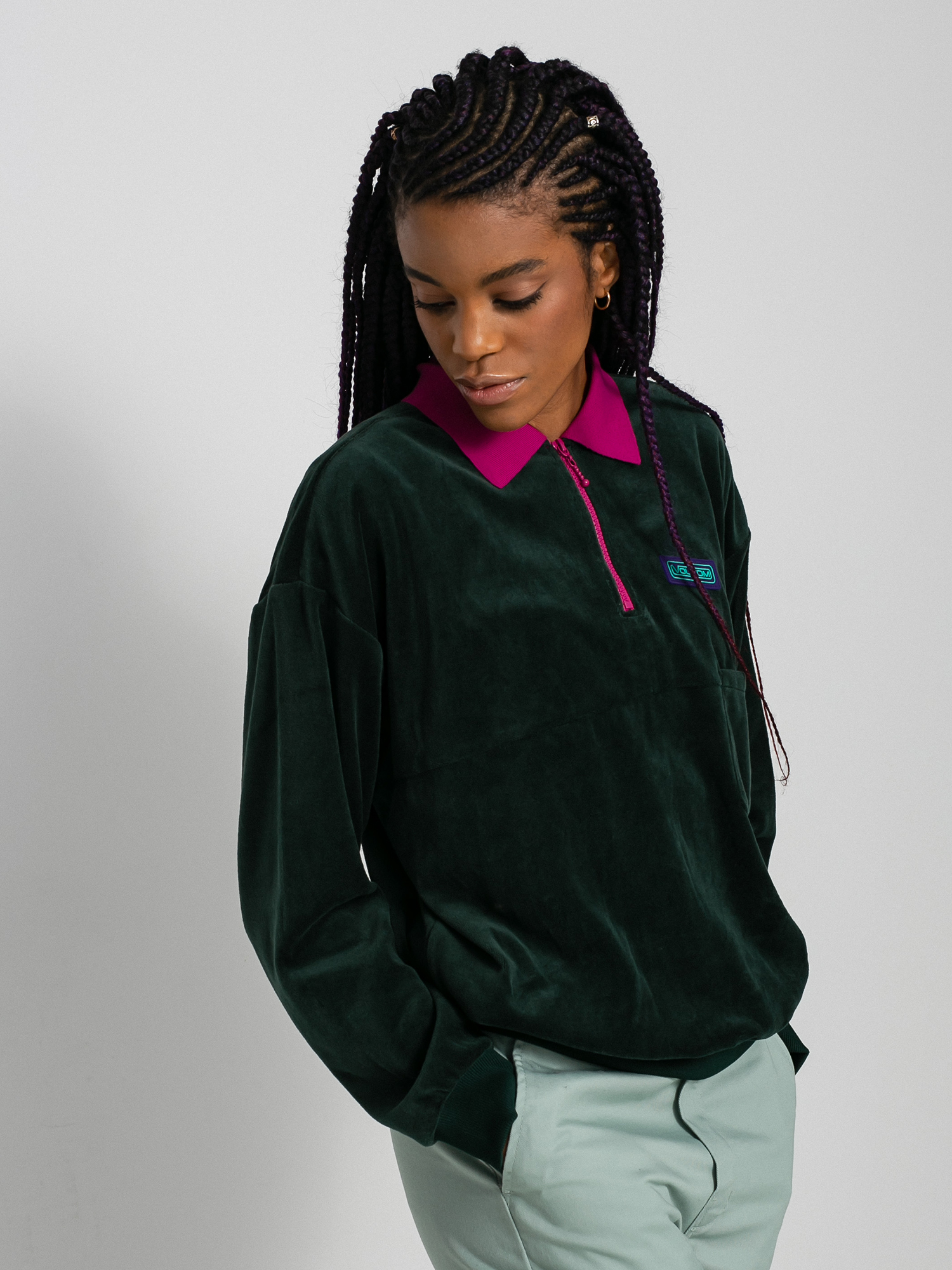 Bluza Volcom Sweety Smoothy Mock Neck Wmn (scarab)
