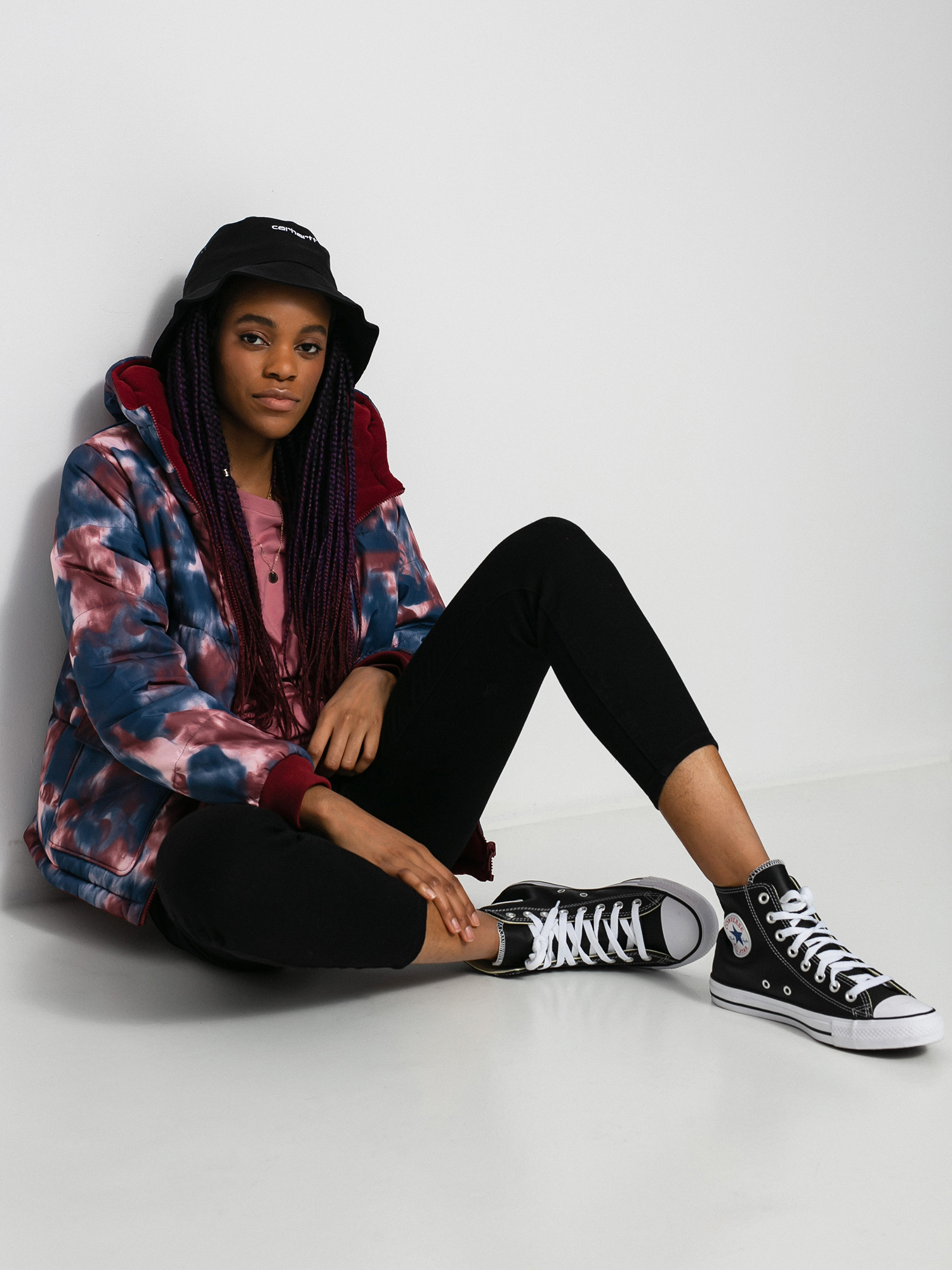 Kurtka Vans Litty Reversible Puffer MTE Wmn (pomegranate)