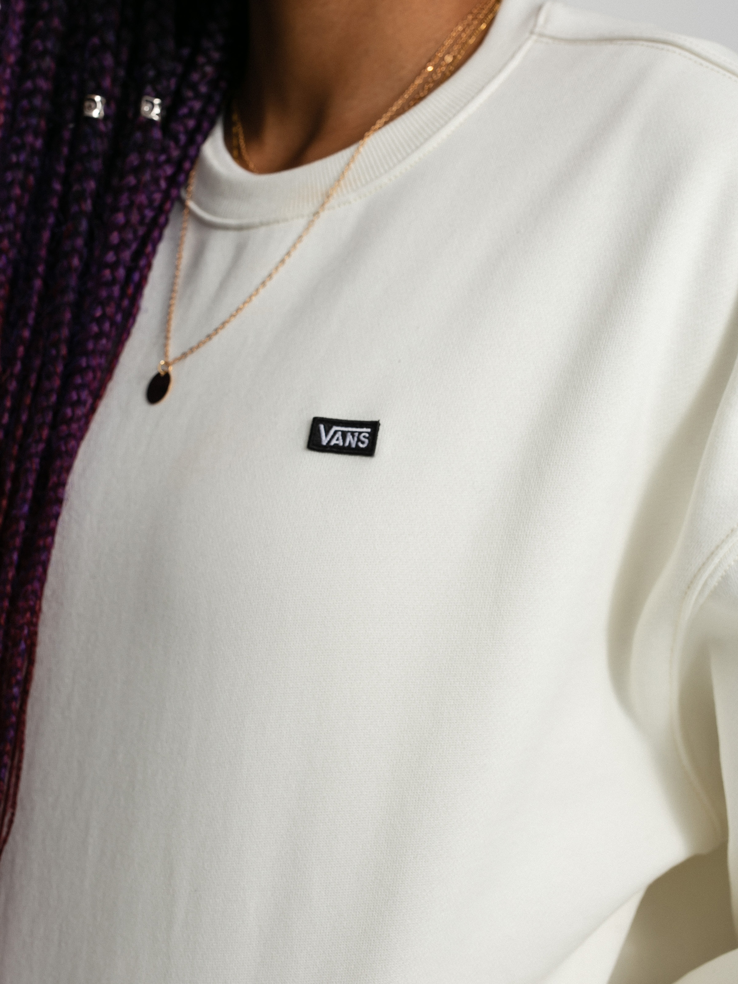 Bluza Vans Skate Versa Crew Wmn (marshmallow)