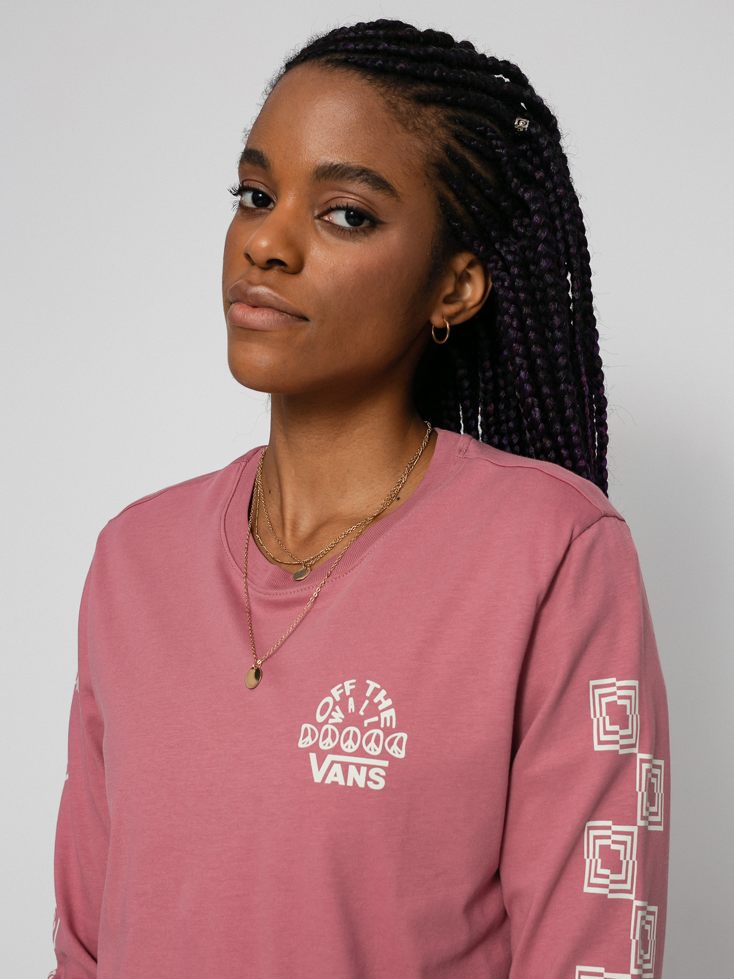 Longsleeve Vans Silent Mode Wmn (mesa rosa)