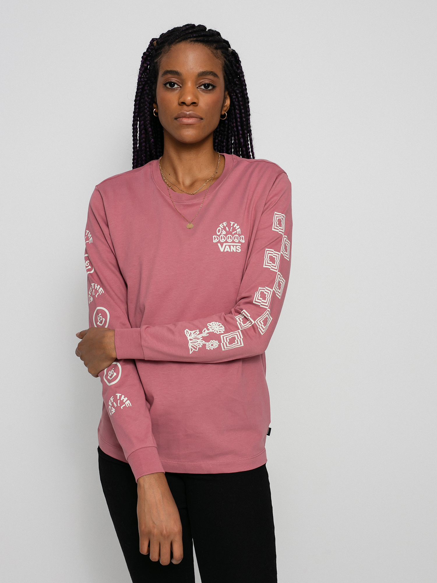 Longsleeve Vans Silent Mode Wmn (mesa rosa)