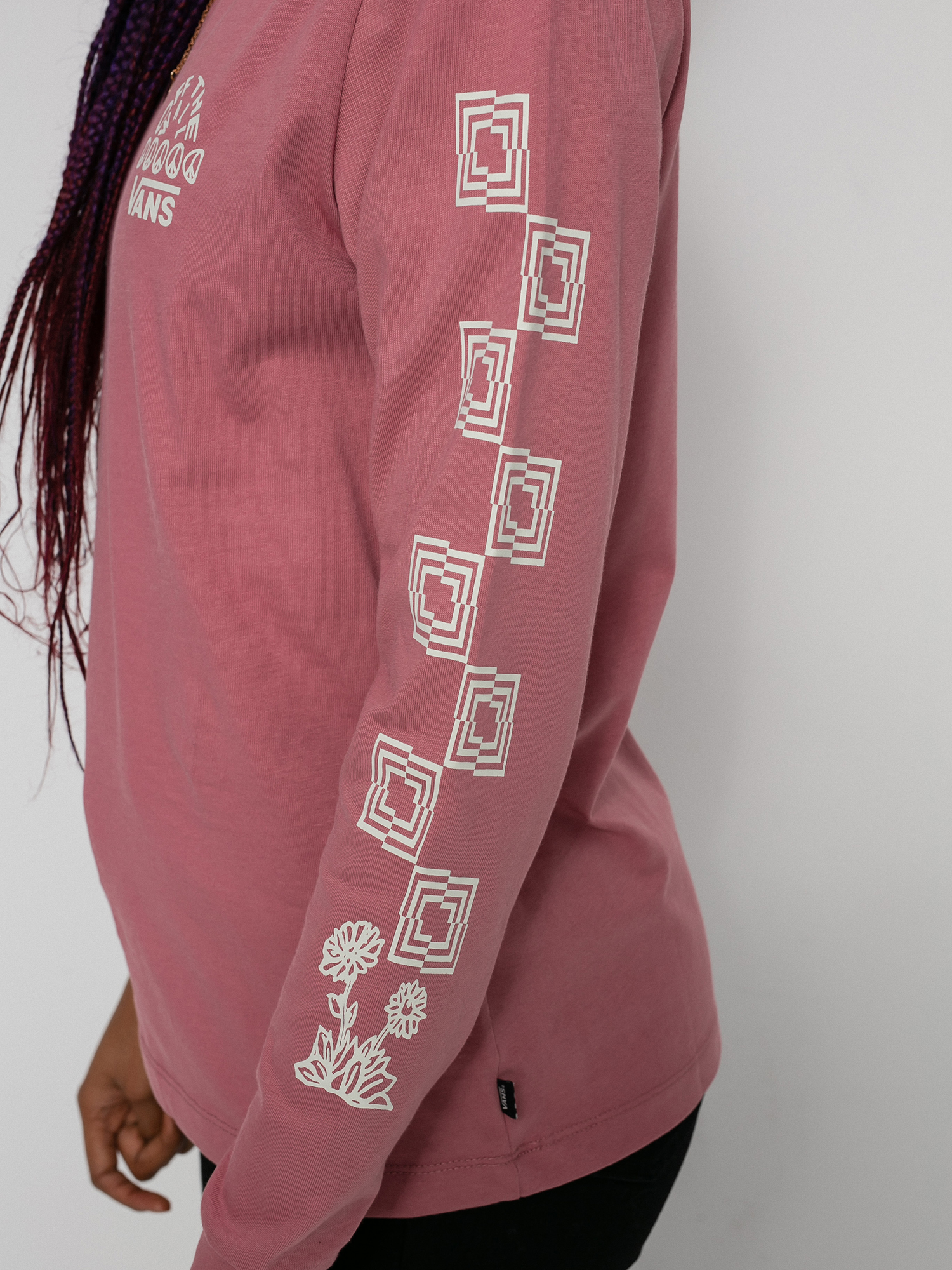 Longsleeve Vans Silent Mode Wmn (mesa rosa)