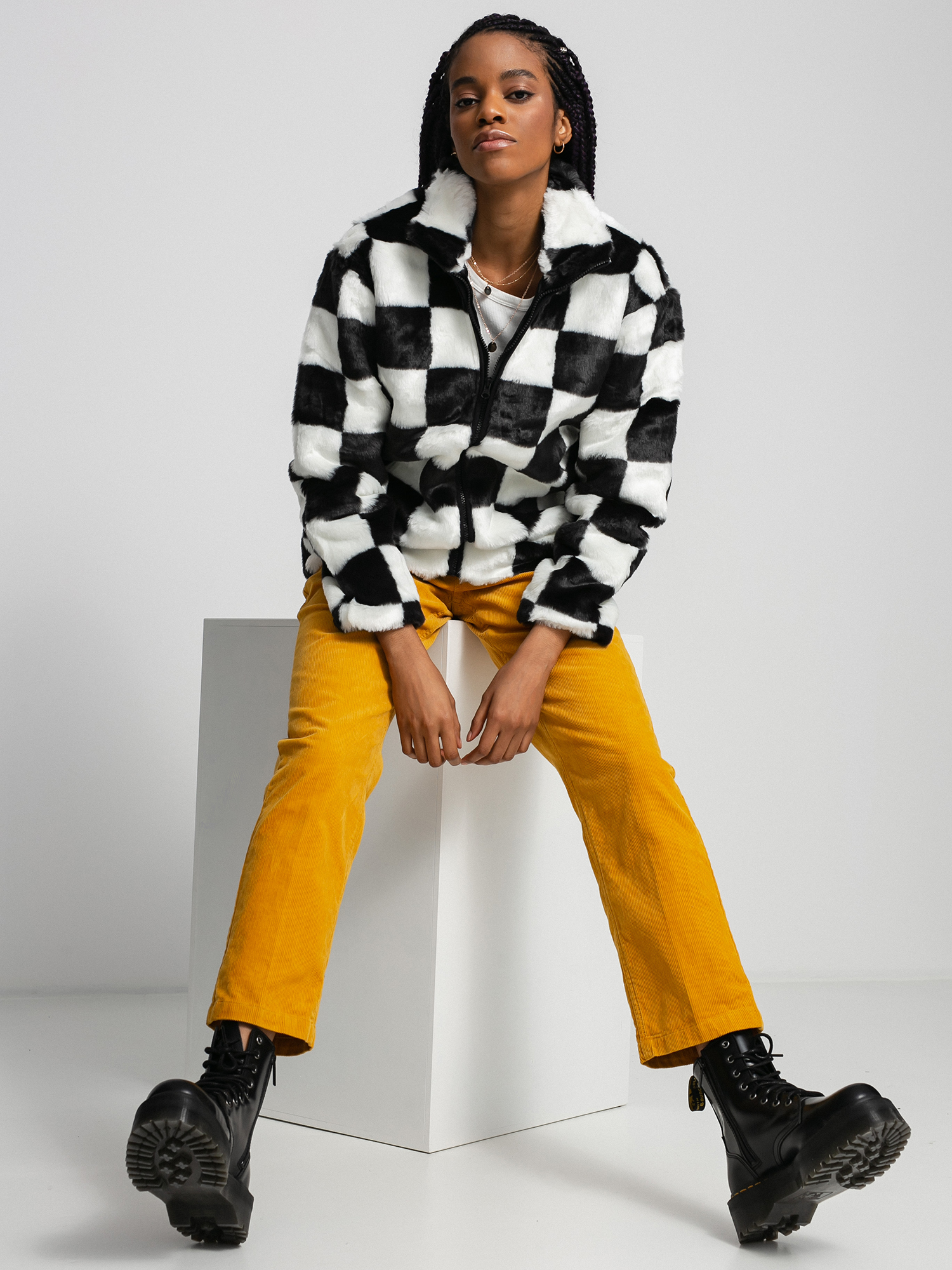 Kurtka Vans Natalie Wmn (checkerboard)