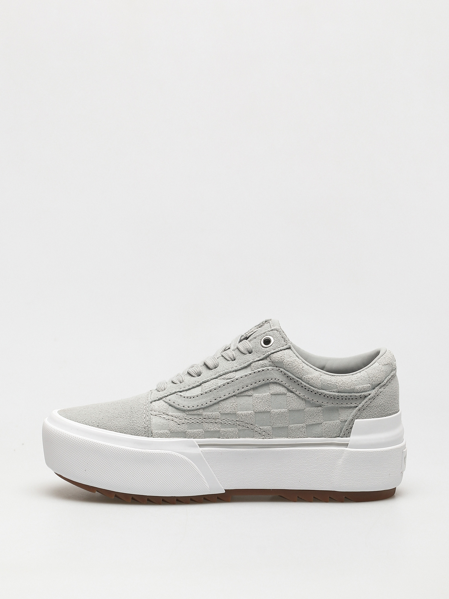 Buty Vans Old Skool Stacked (emboss check/high rise/true white)