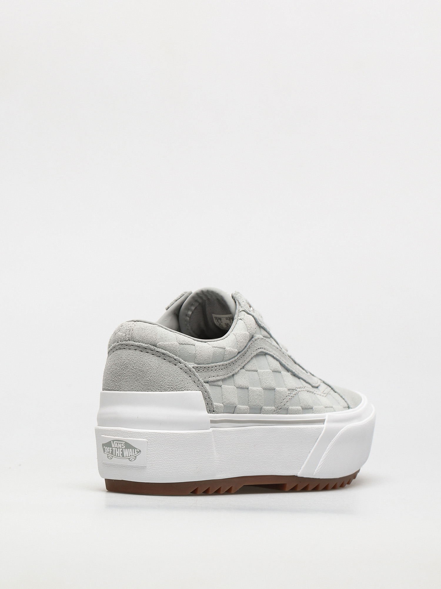 Buty Vans Old Skool Stacked (emboss check/high rise/true white)