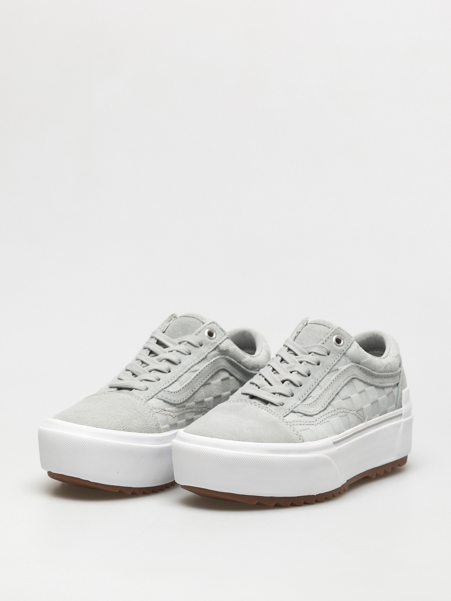 Buty Vans Old Skool Stacked (emboss check/high rise/true white)