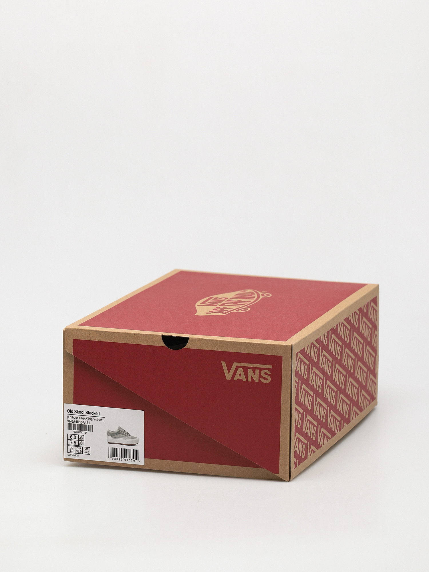 Buty Vans Old Skool Stacked (emboss check/high rise/true white)