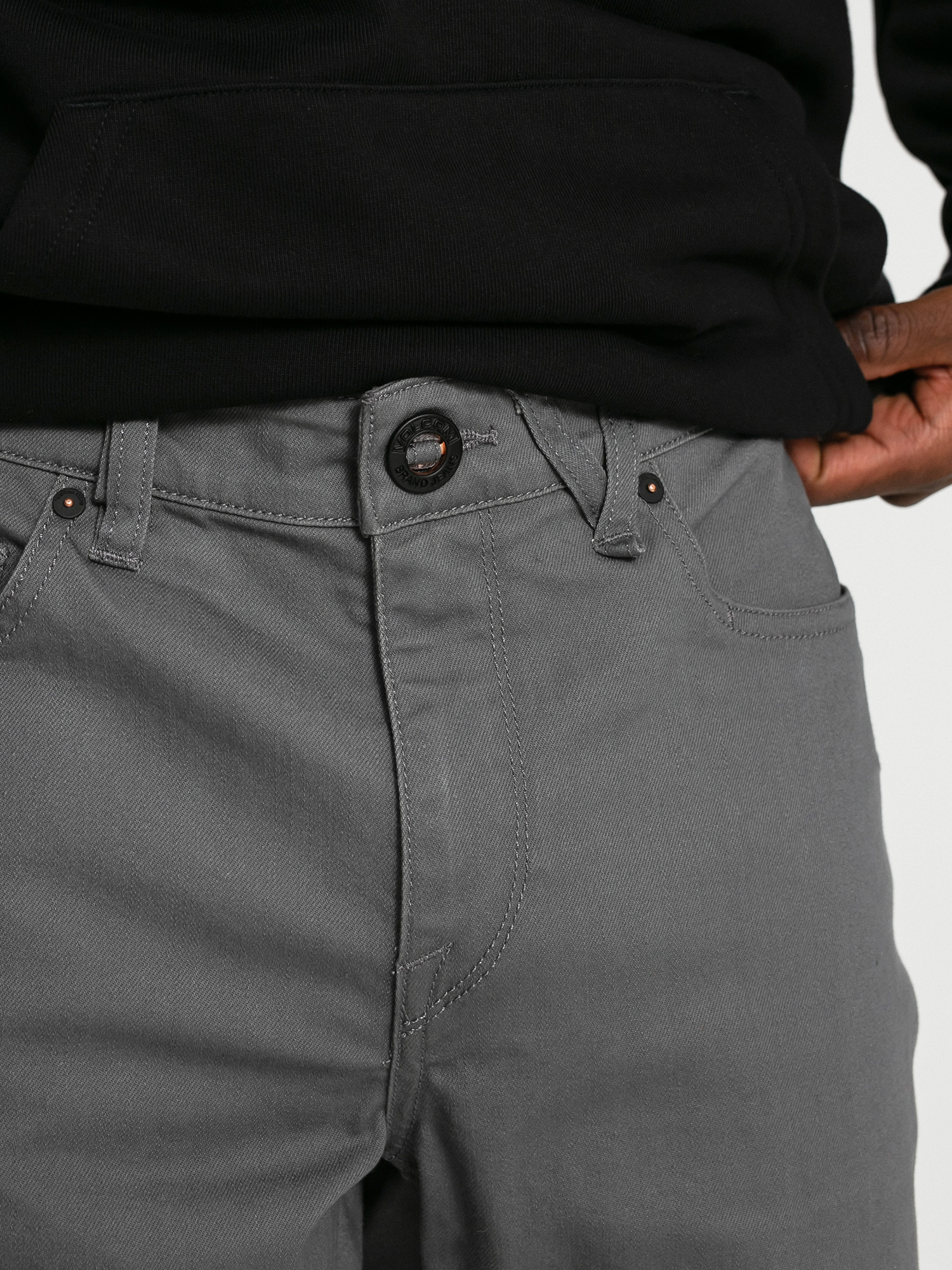 Spodnie Volcom Solver 5 Pocket Slub (castlerock)