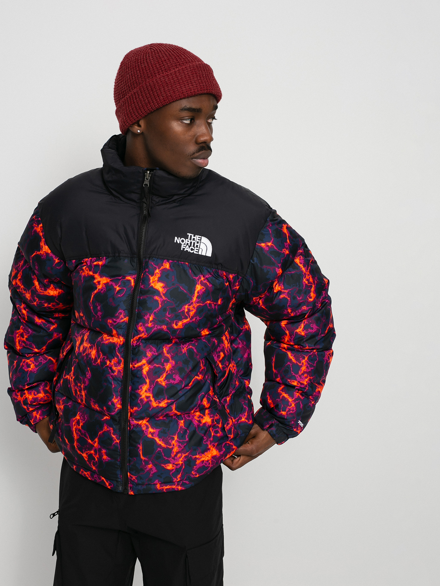 Kurtka The North Face 1996 Retro Nuptse (black marble camo print)