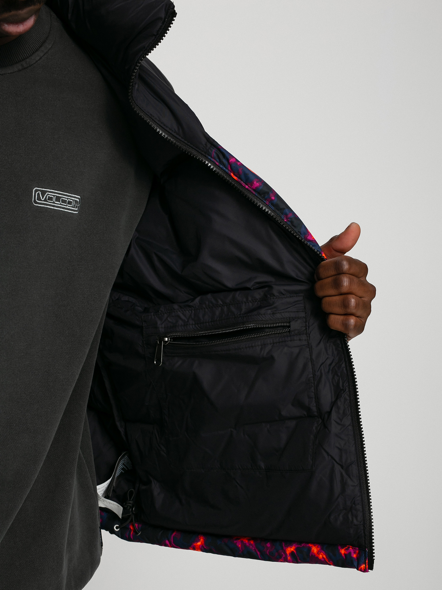 Kurtka The North Face 1996 Retro Nuptse (black marble camo print)