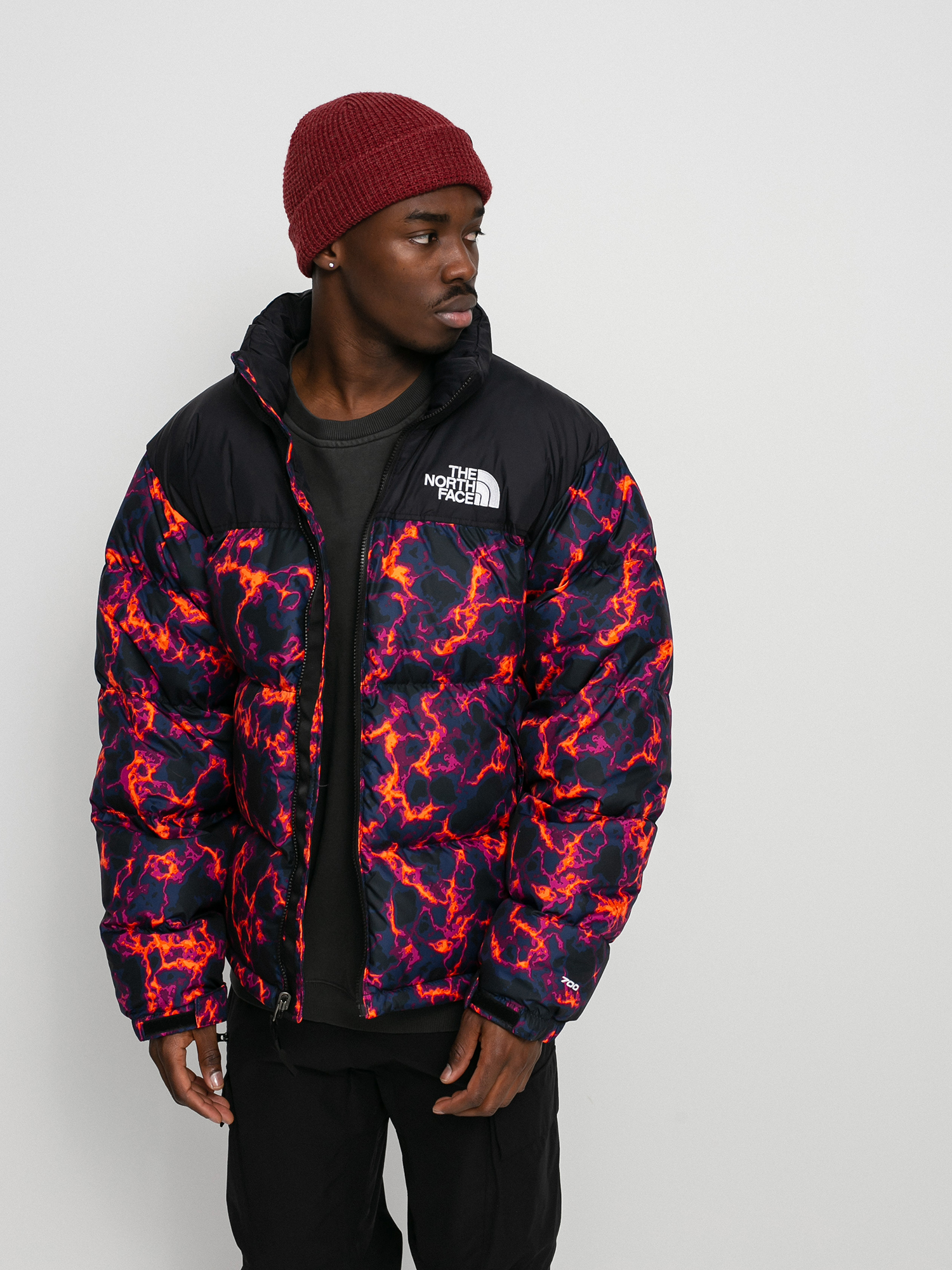 Kurtka The North Face 1996 Retro Nuptse (black marble camo print)