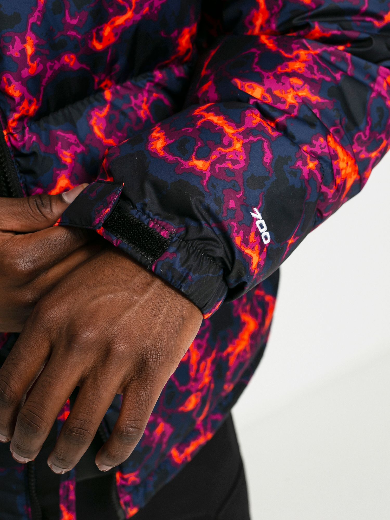 Kurtka The North Face 1996 Retro Nuptse (black marble camo print)