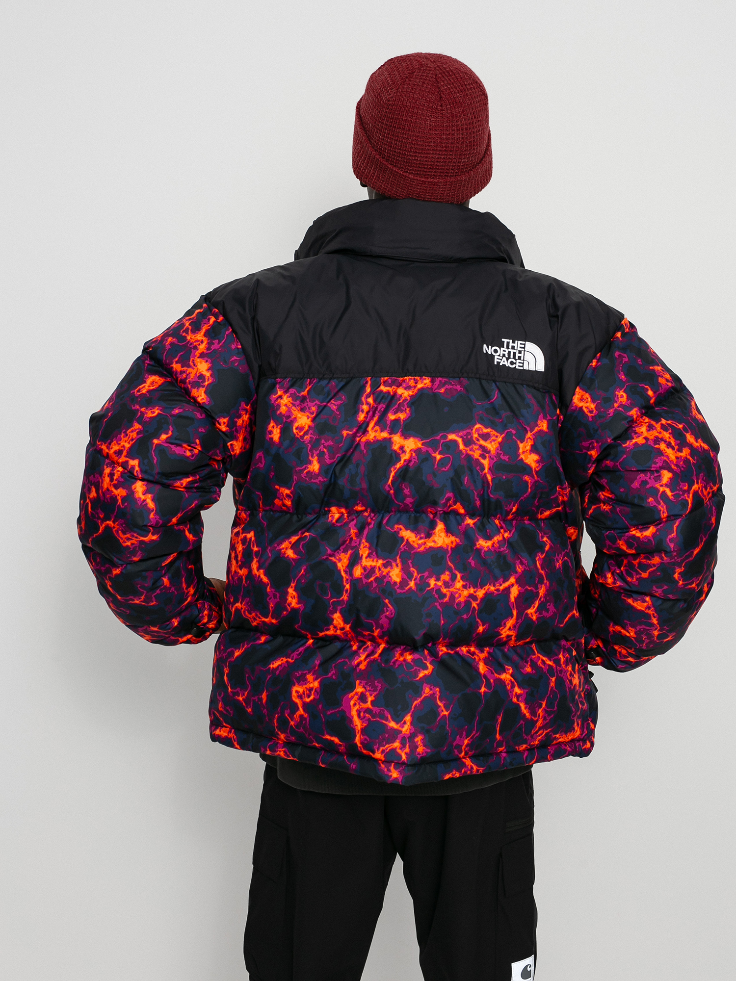 Kurtka The North Face 1996 Retro Nuptse (black marble camo print)