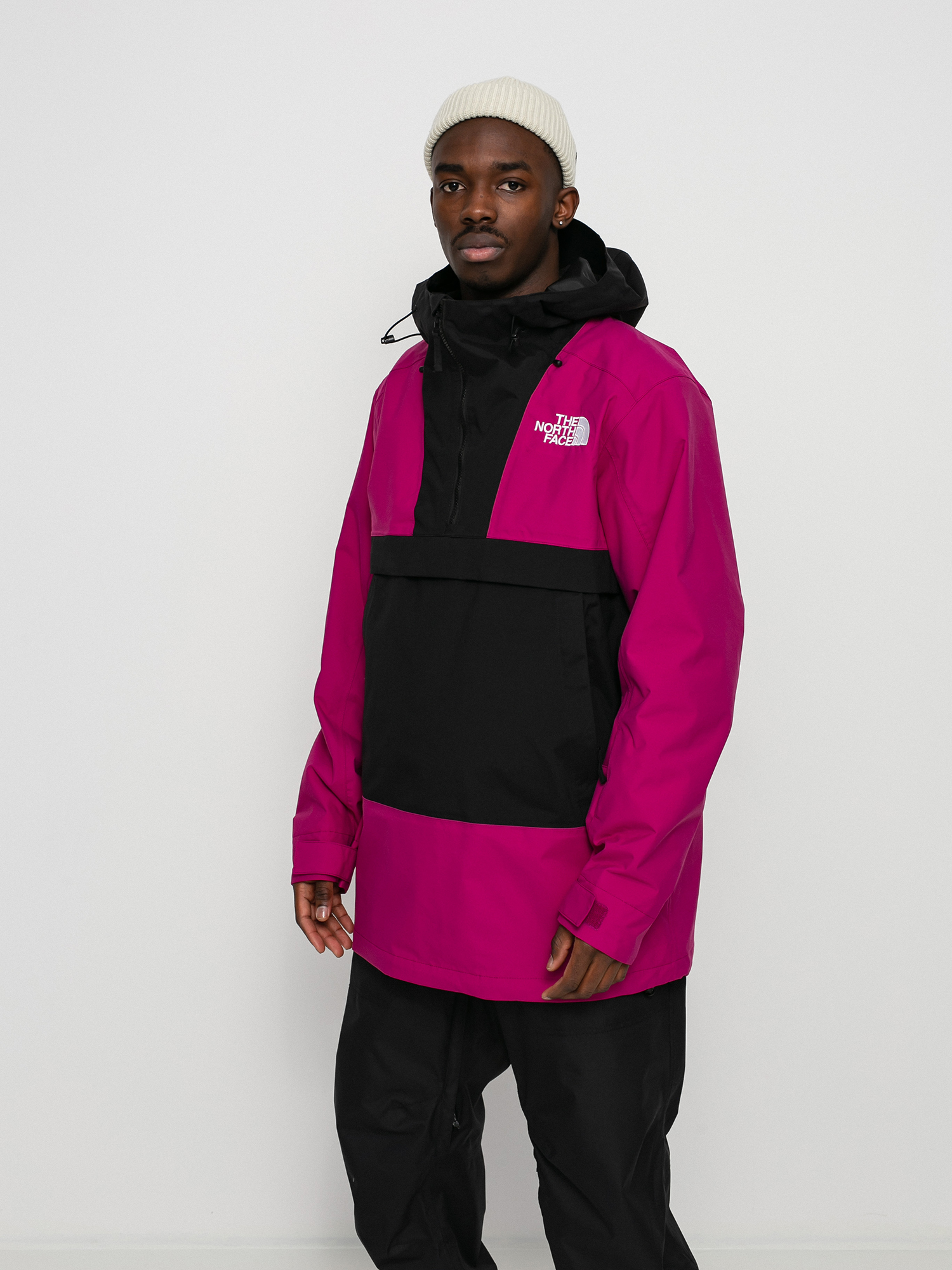 Męska Kurtka snowboardowa The North Face Silvani Anorak (roxbury pink/tnf black)