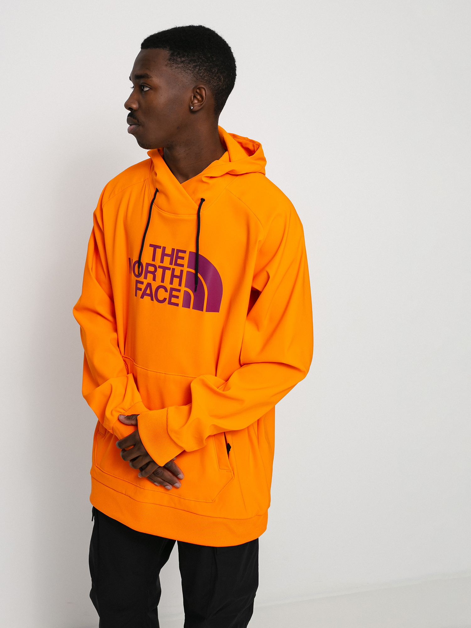Męska Bluza aktywna The North Face Tekno Logo HD (vivid orange)