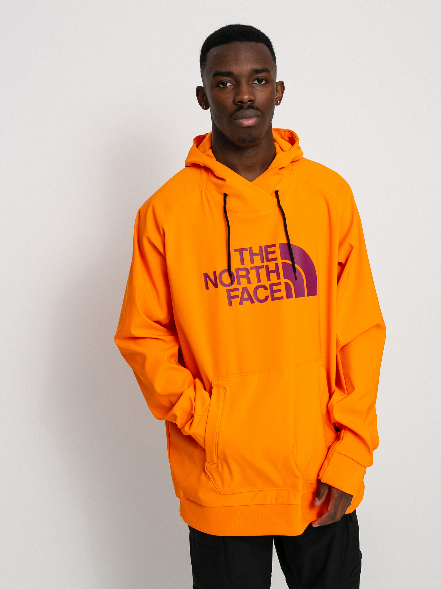 Męska Bluza aktywna The North Face Tekno Logo HD (vivid orange)