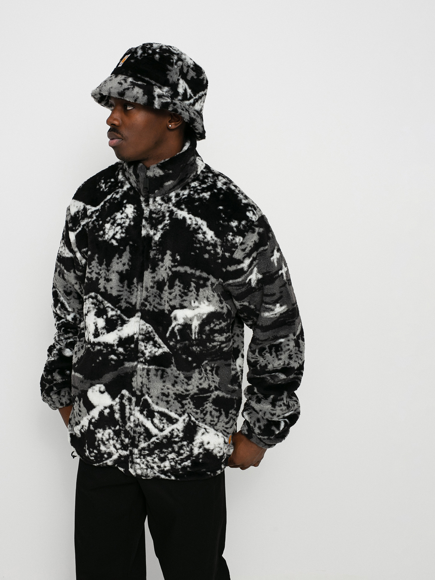 Kurtka Carhartt WIP High Plains Liner (high plains jacquard black)