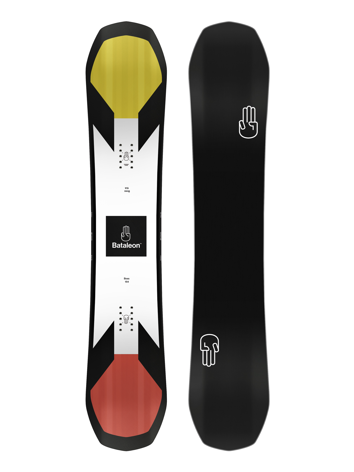 Męska Deska snowboardowa Bataleon Boss (black/white)
