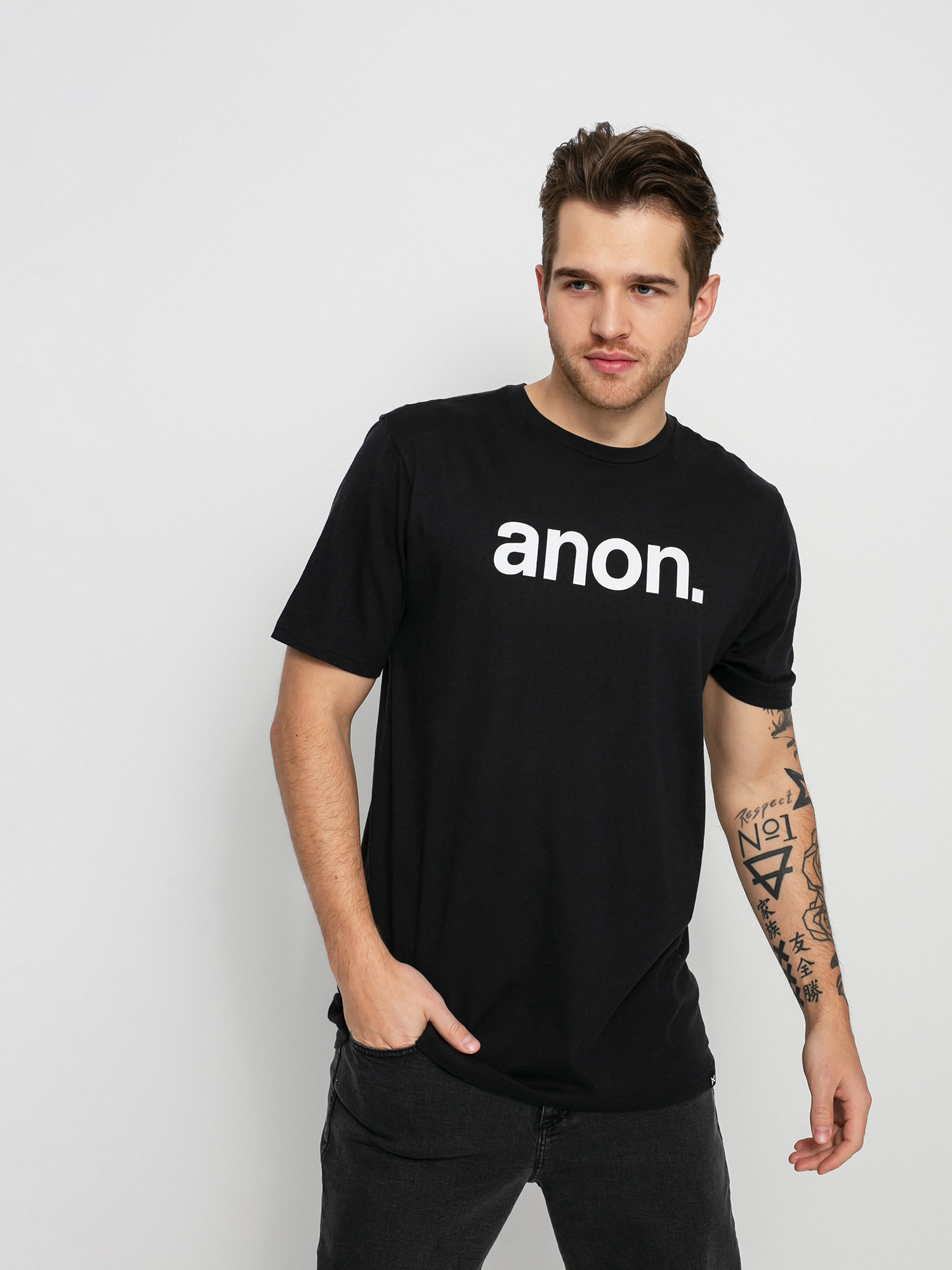 T-shirt Anon Logo (true black)