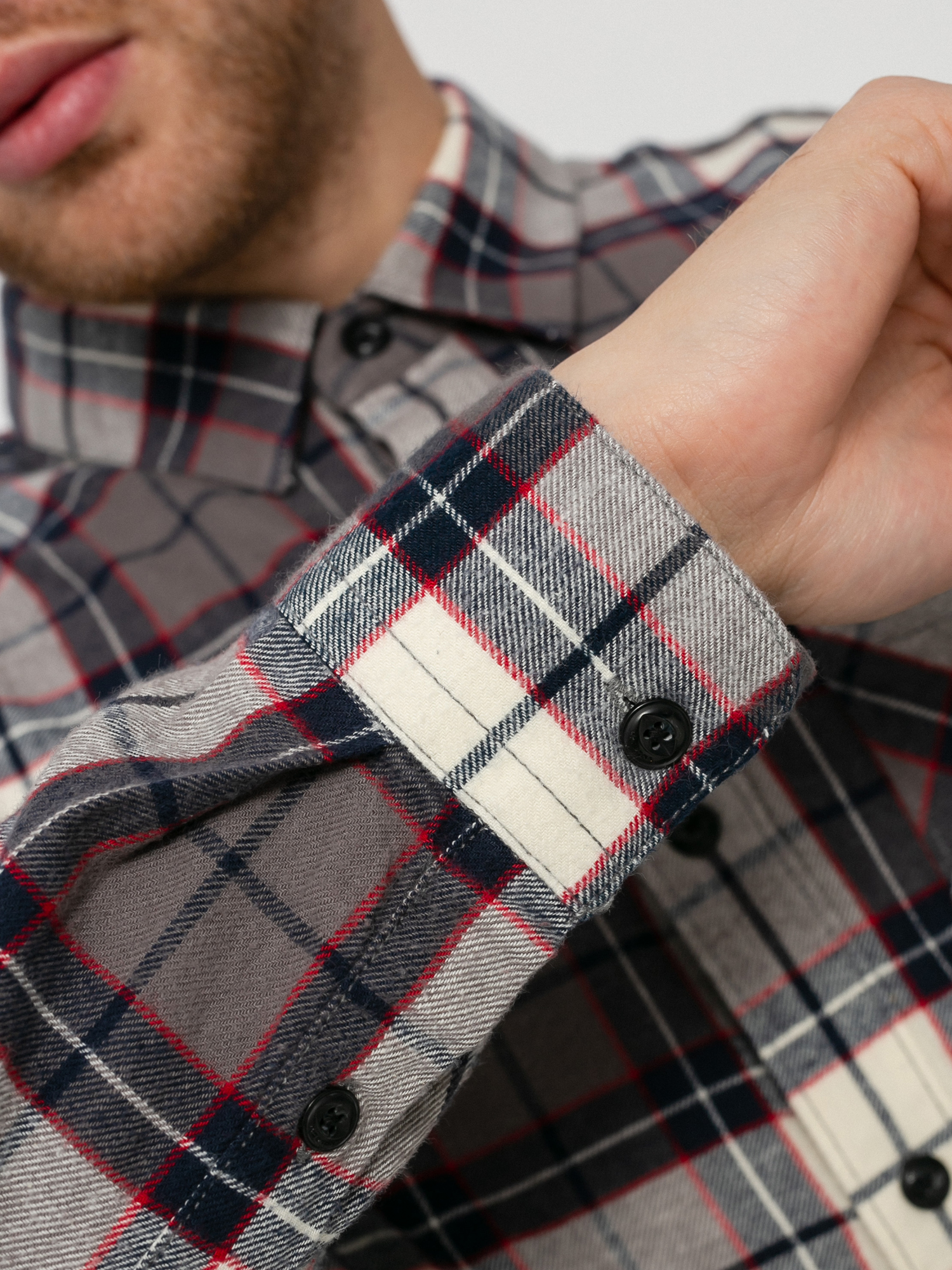 Koszula Volcom Caden Plaid (bleached sand)