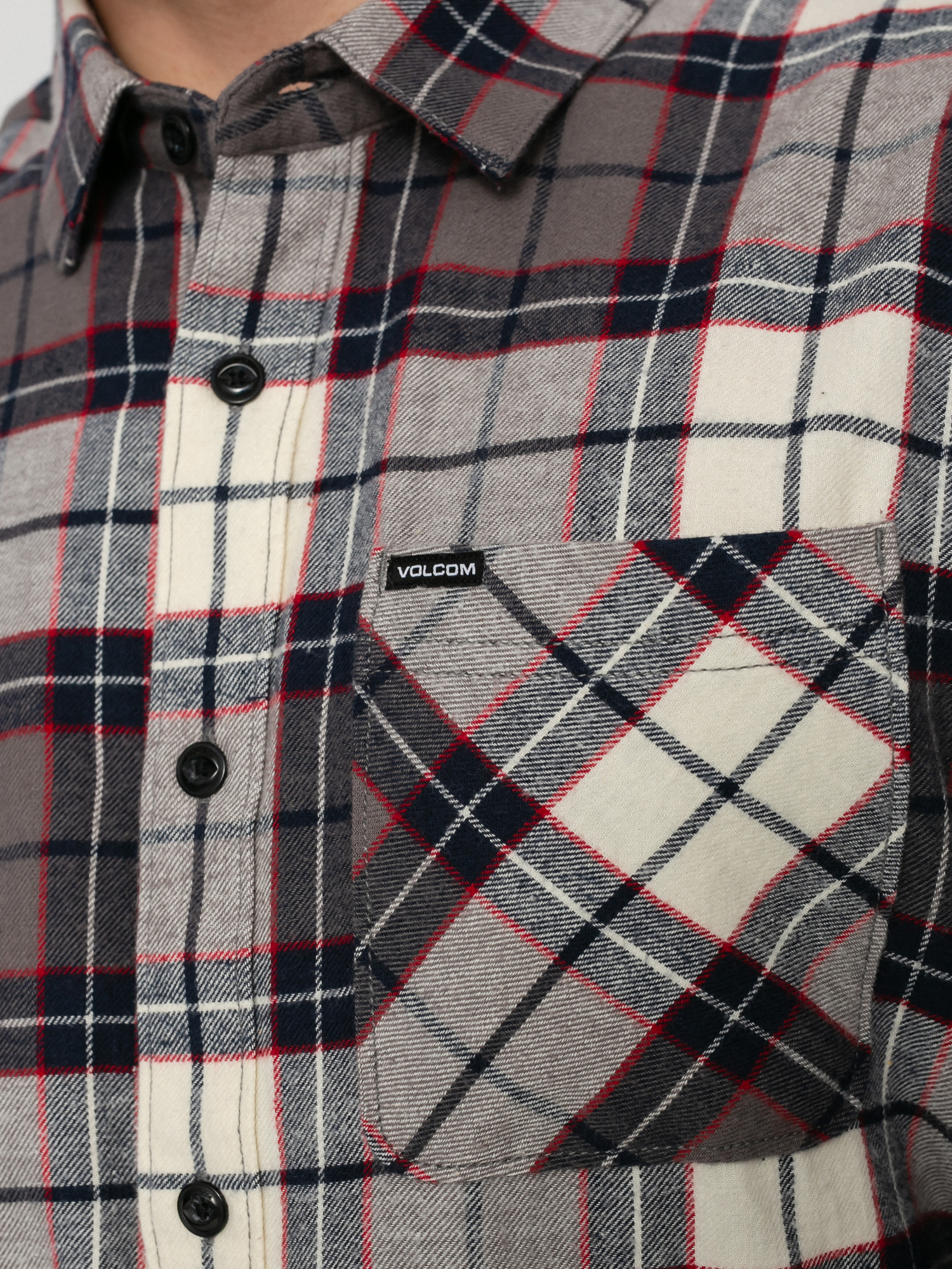 Koszula Volcom Caden Plaid (bleached sand)