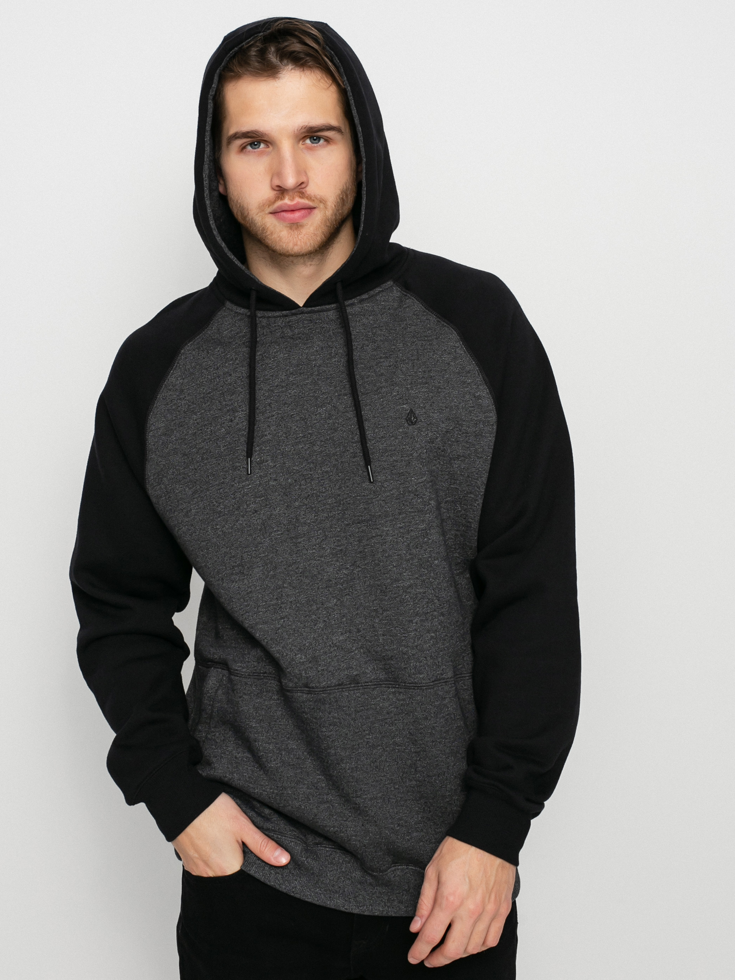 Bluza z kapturem Volcom Homak HD (heather grey)