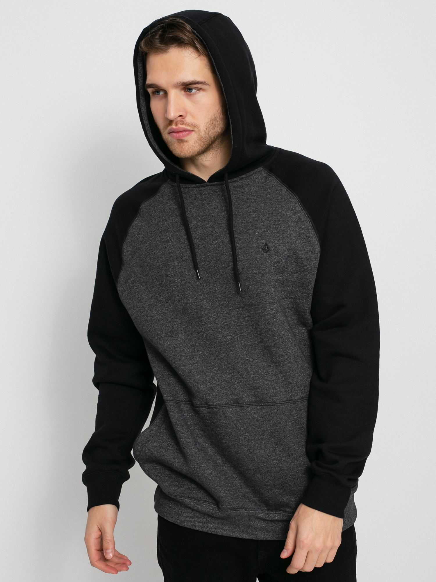 Bluza z kapturem Volcom Homak HD (heather grey)