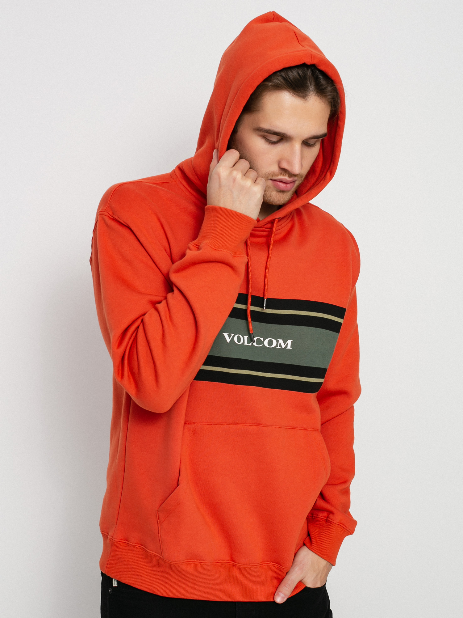 Bluza z kapturem Volcom Zero Division HD (burnt ochre)