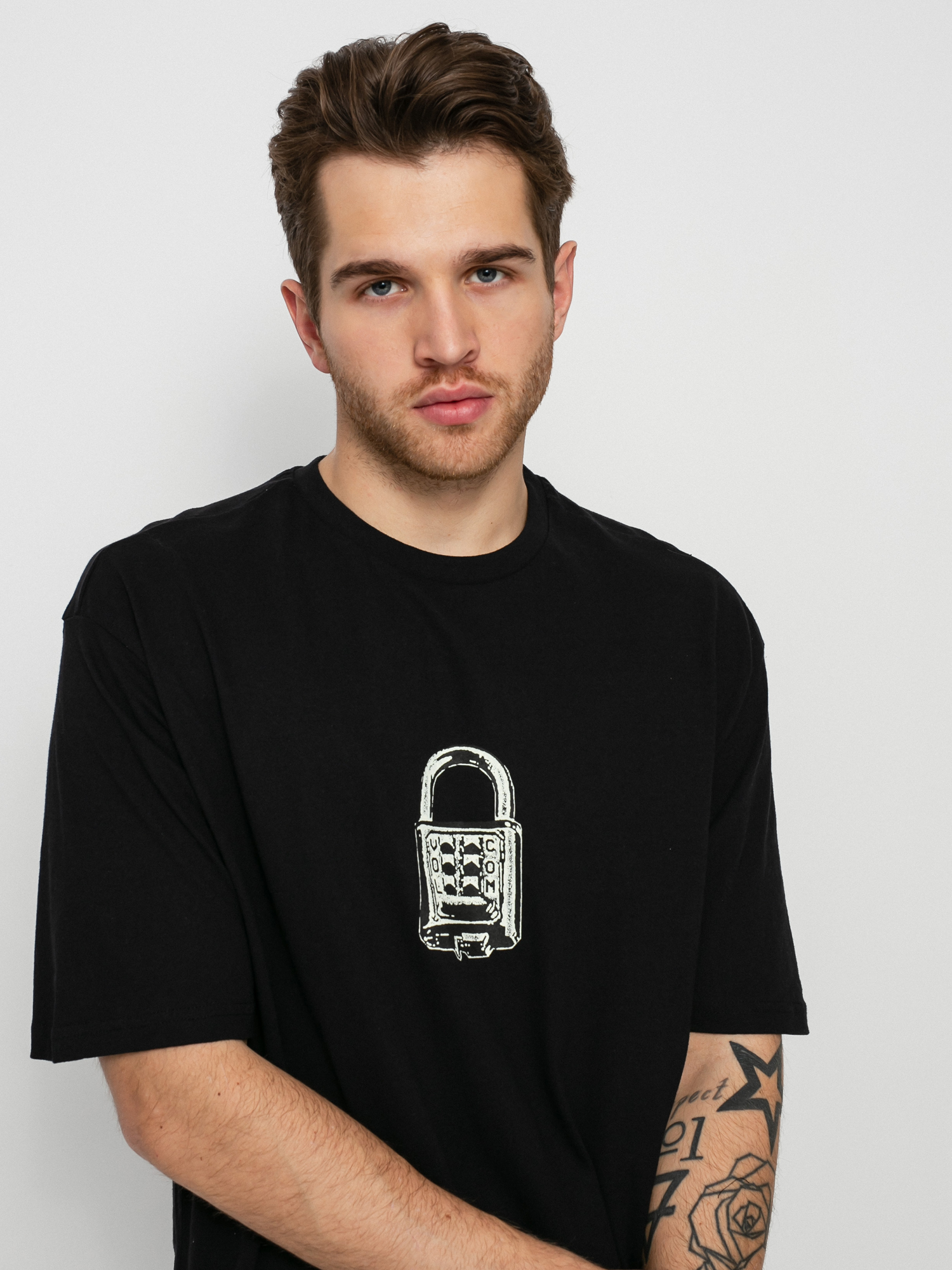 T-shirt Volcom Codecracker Lse (black)