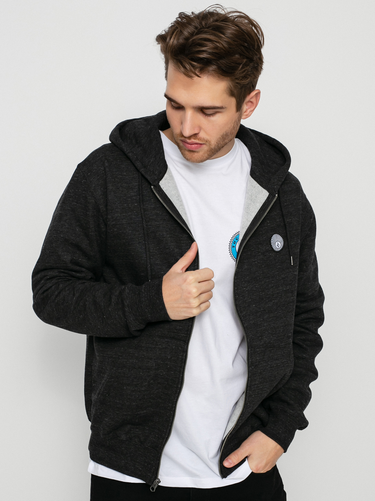 Bluza Volcom Sngl Stn Zip (heather black)
