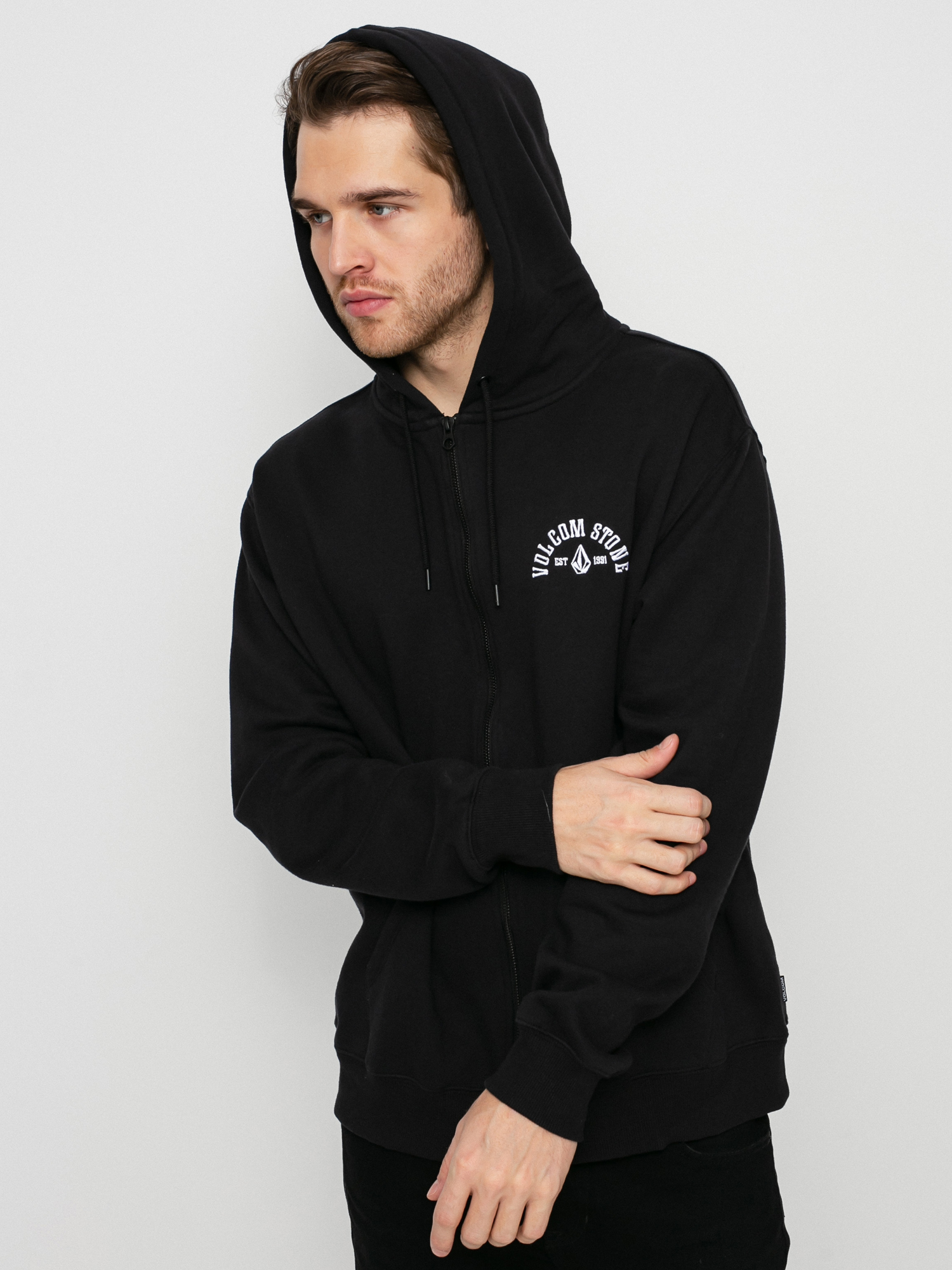 Bluza Volcom Extends Zip (black)