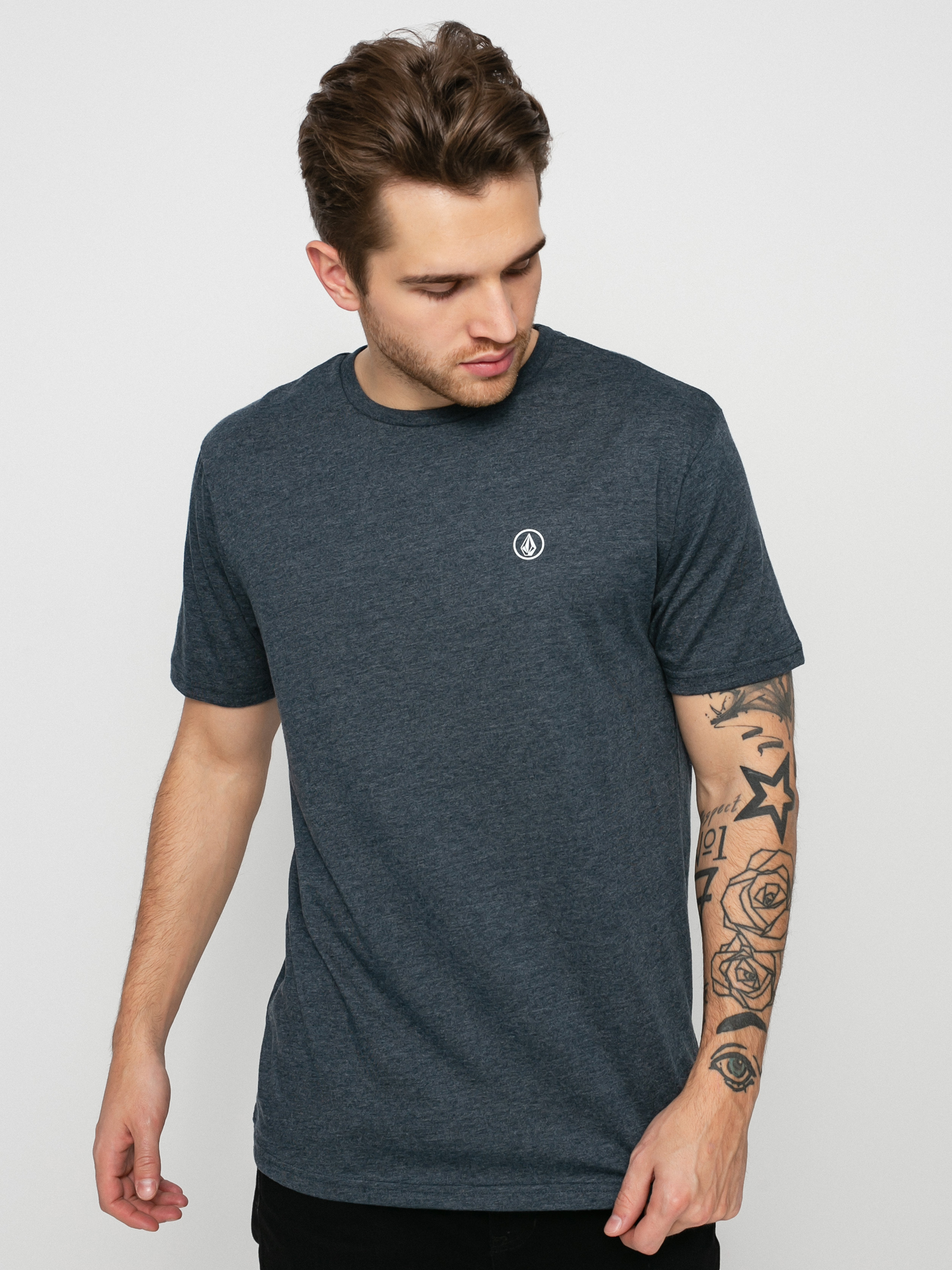 T-shirt Volcom Circle Blanks Hth (navy)