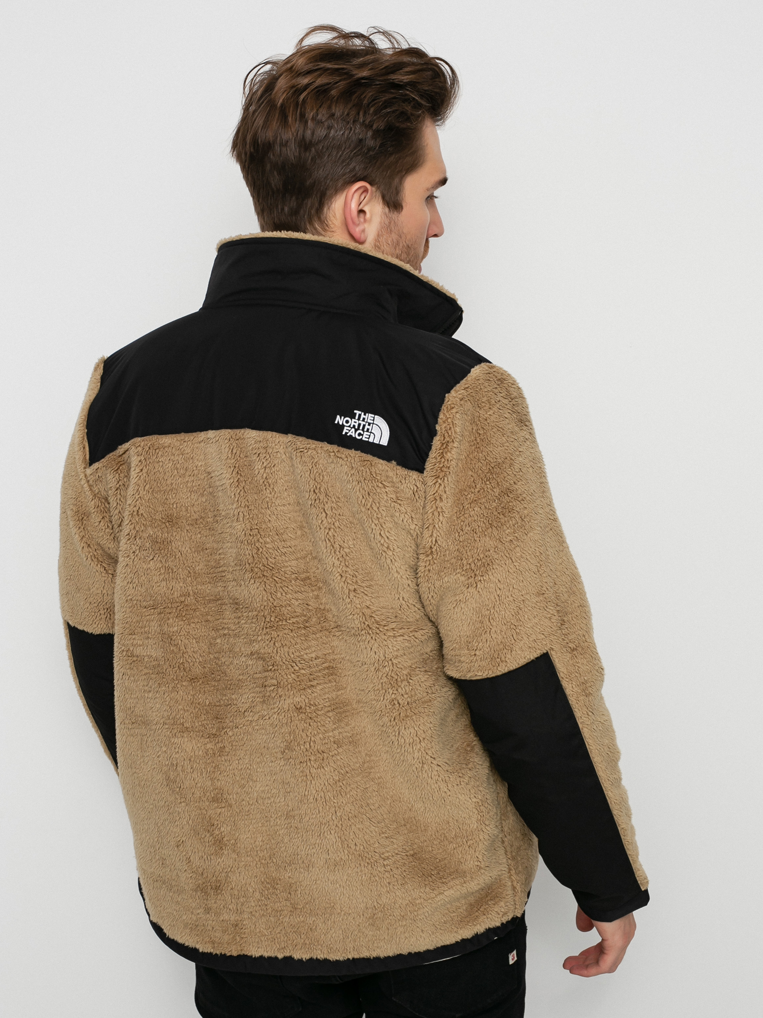 Męski Polar The North Face Black Box Denali Sherpa (kelp tan)
