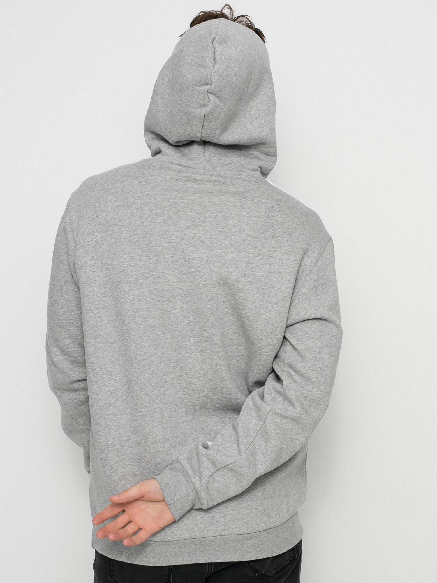 Bluza z kapturem adidas Originals 3 Stripes HD (medium grey heather)