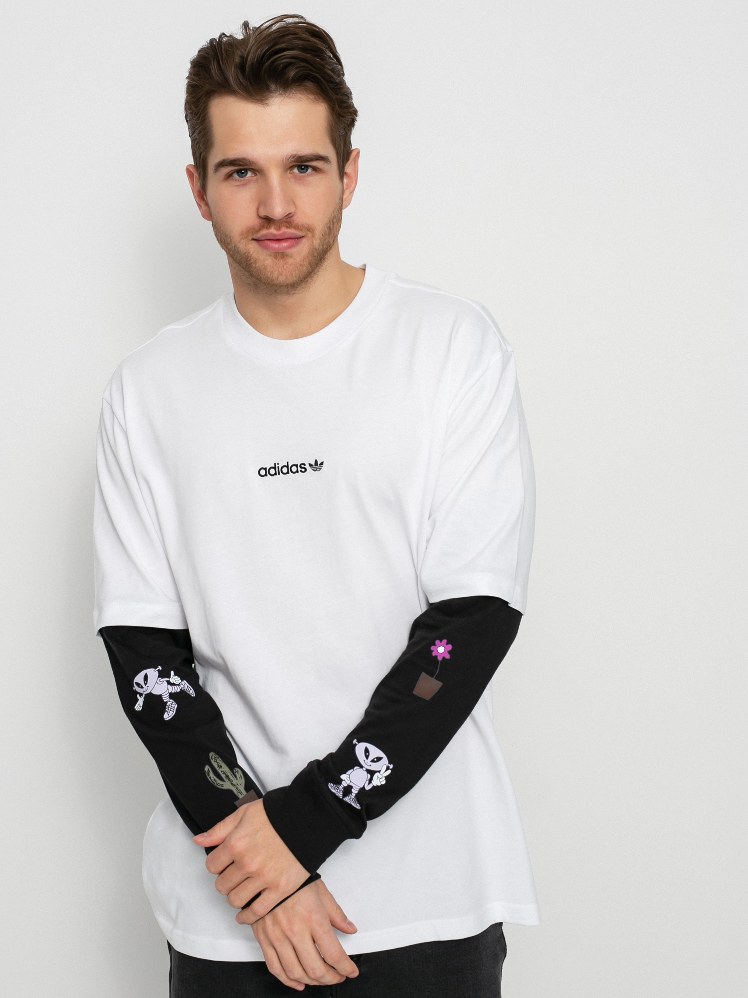 Longsleeve adidas Originals Trf A33 (white/black)