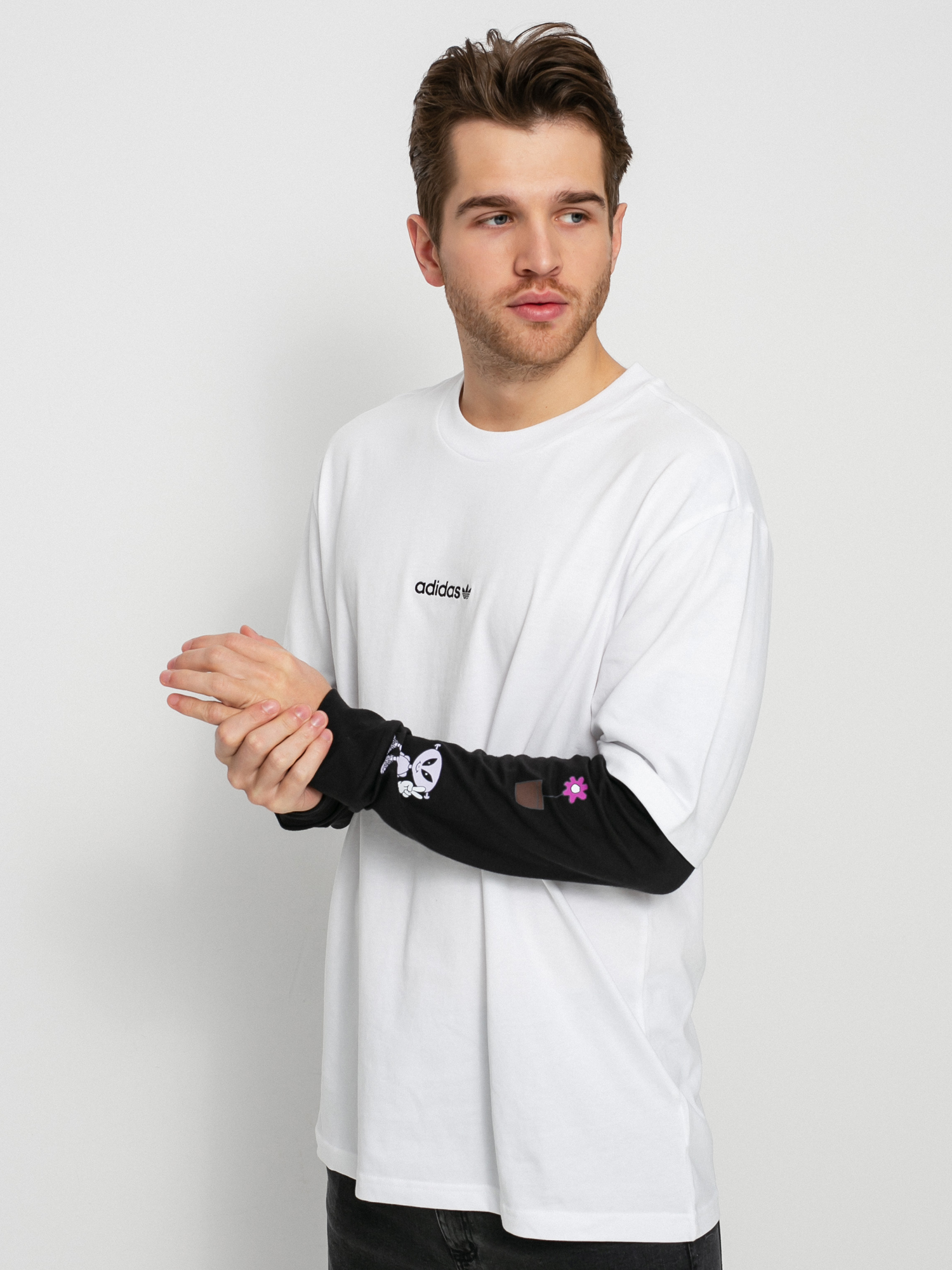 Longsleeve adidas Originals Trf A33 (white/black)