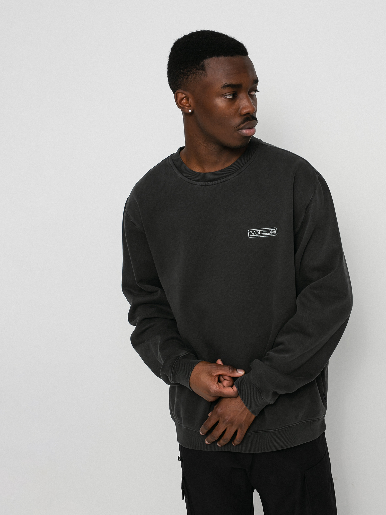 Bluza Volcom Backwall Crew (black)