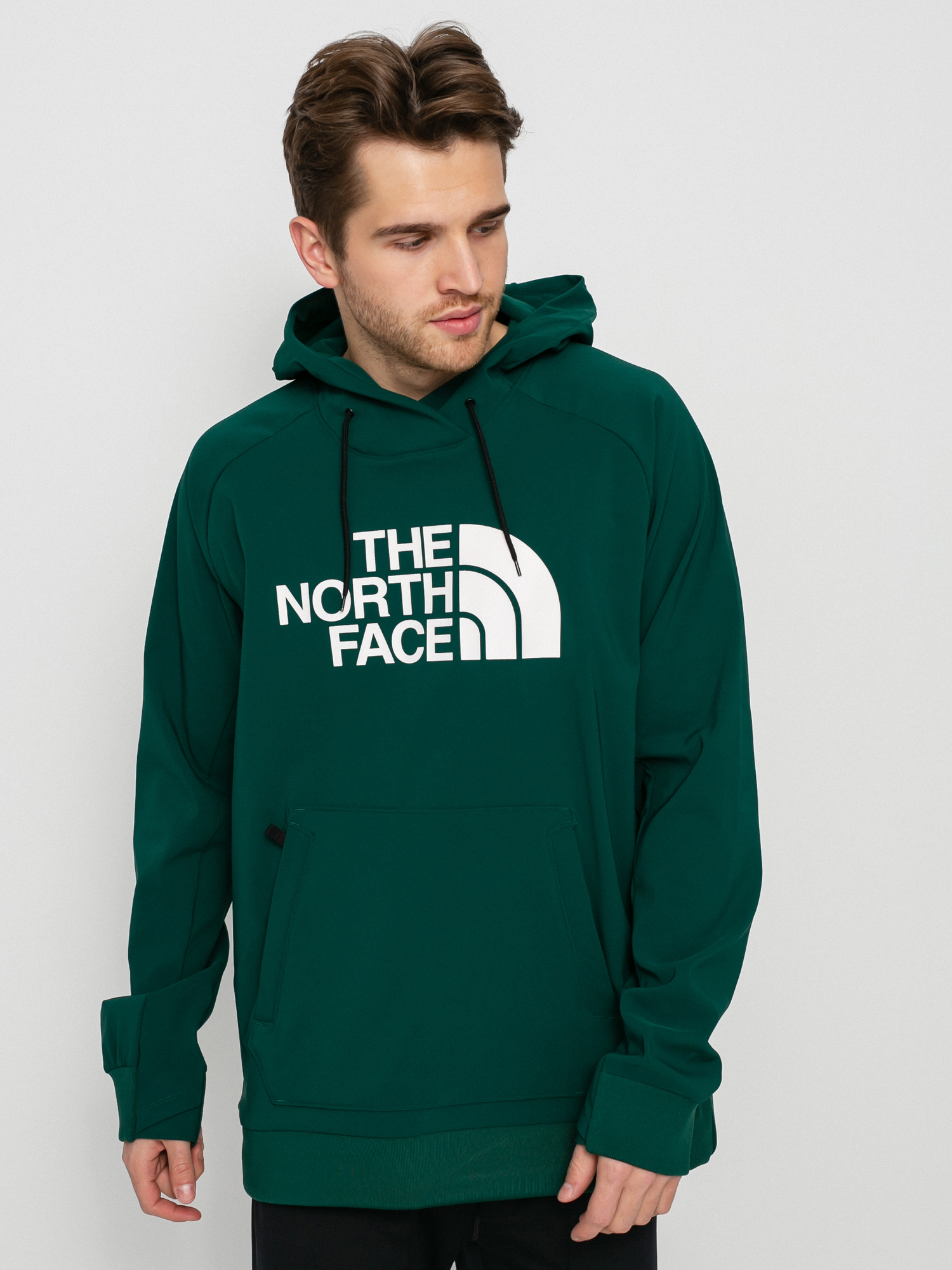 Męska Bluza aktywna The North Face Tekno Logo HD (night green)