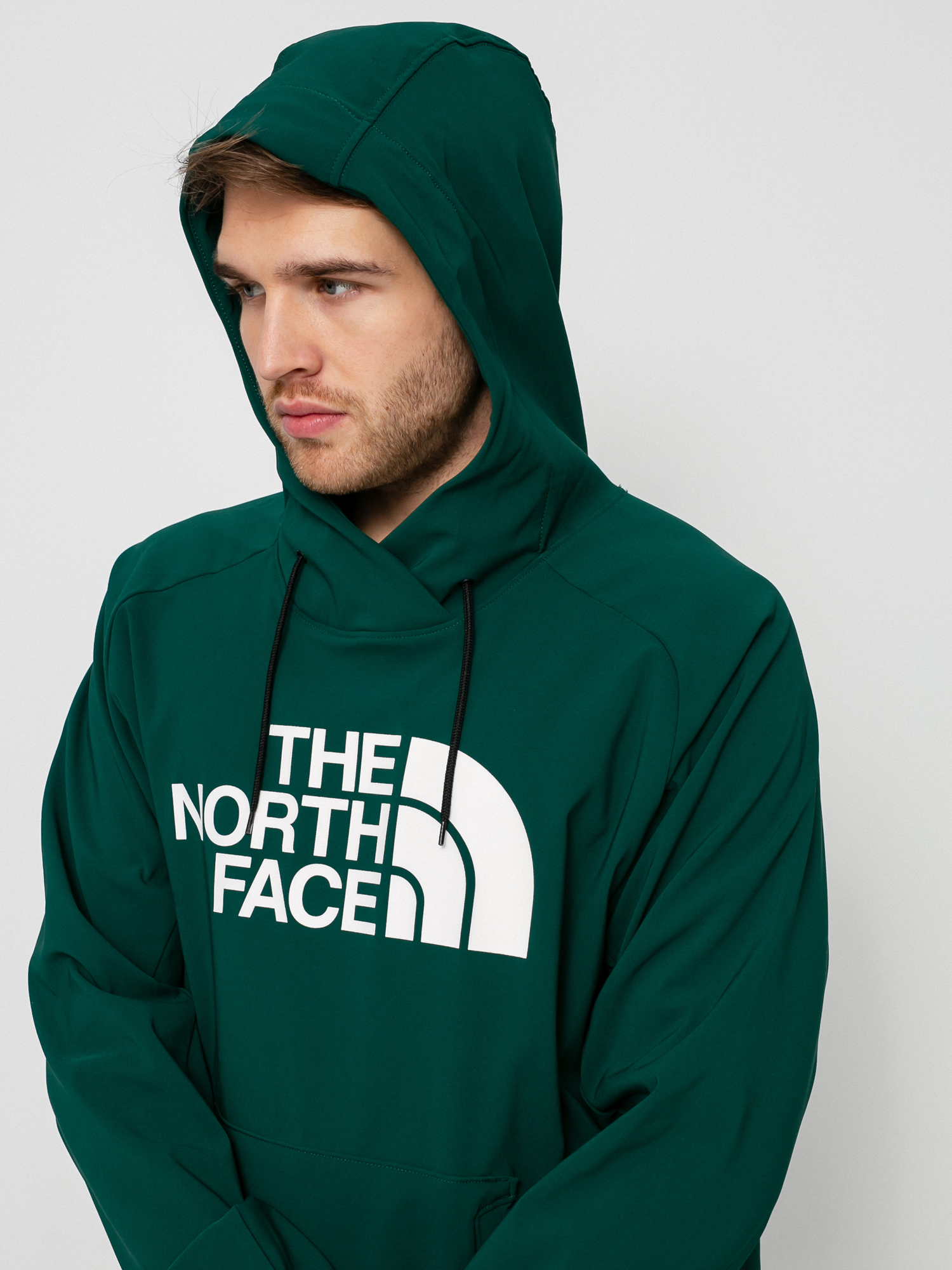 Męska Bluza aktywna The North Face Tekno Logo HD (night green)