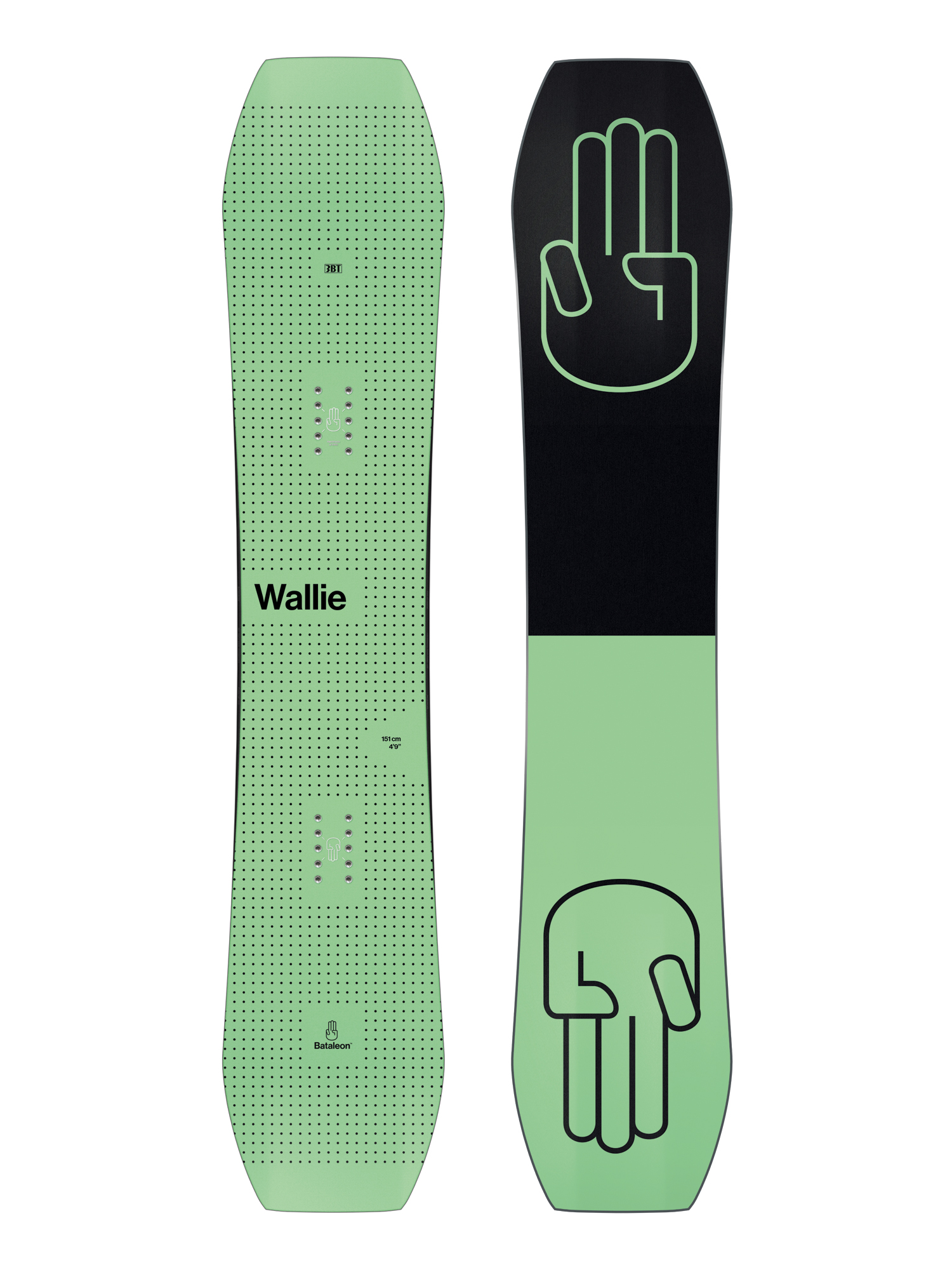 Męska Deska snowboardowa Bataleon Wallie (green/black)