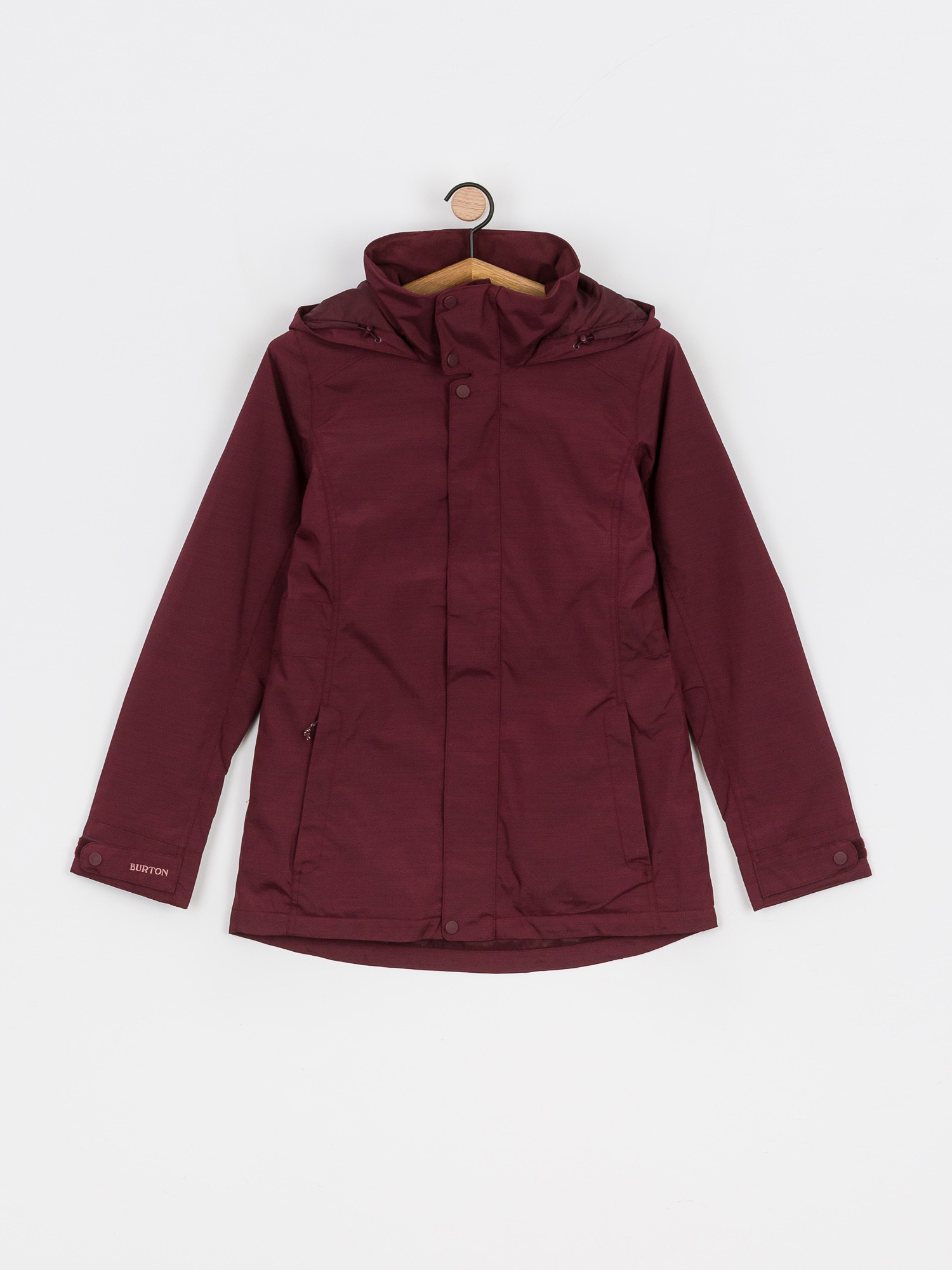Kurtka snowboardowa Burton Jet Set Wmn - bordowy (port royal heather)