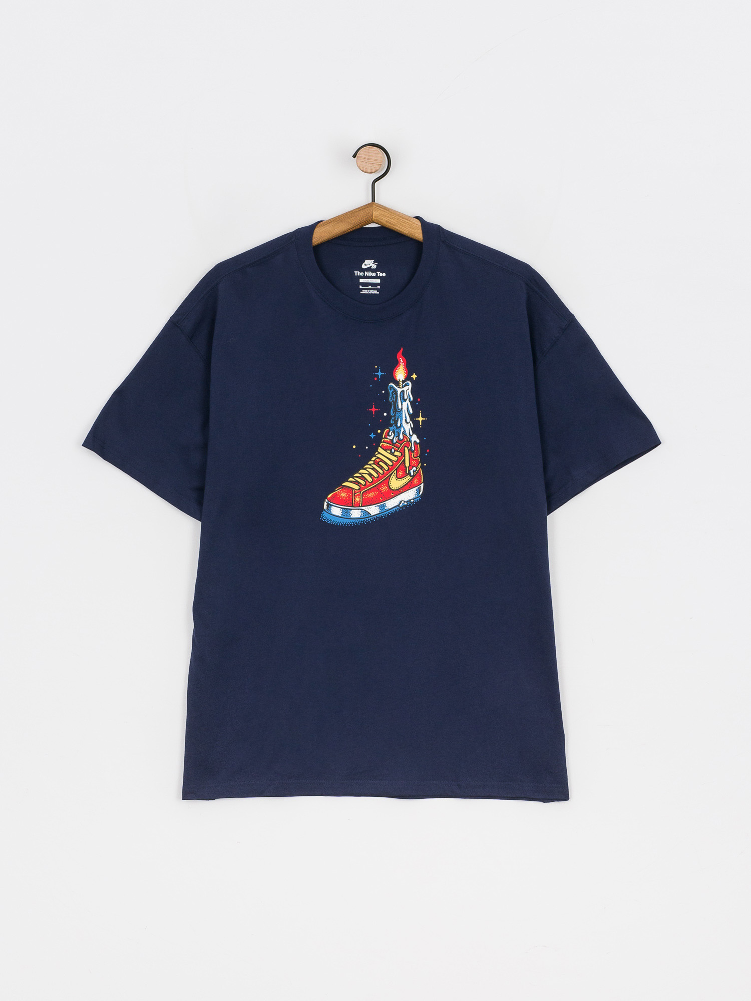 T-shirt Nike SB Waxed (midnight navy)