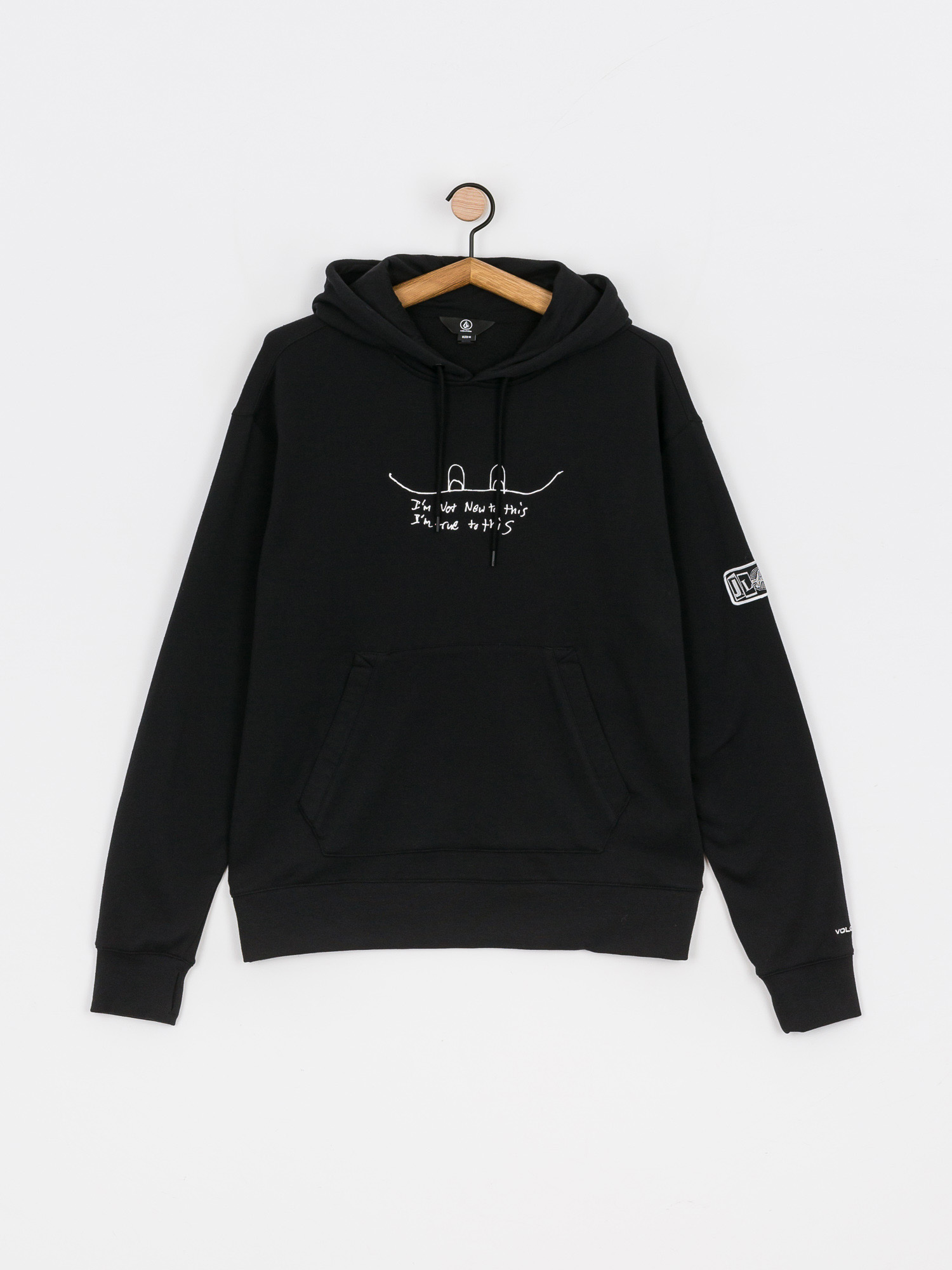 Bluza z kapturem Volcom Jla HD (black)