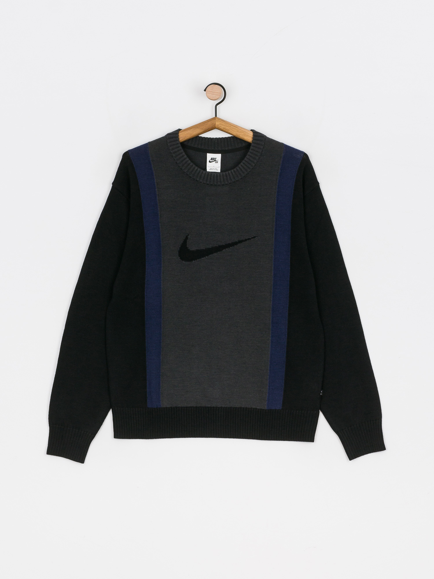Sweter Nike SB Sweater (black/dk smoke grey/midnight navy/black)