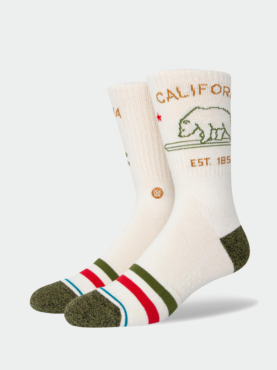 Skarpetki Stance California Republic 2 (off white)