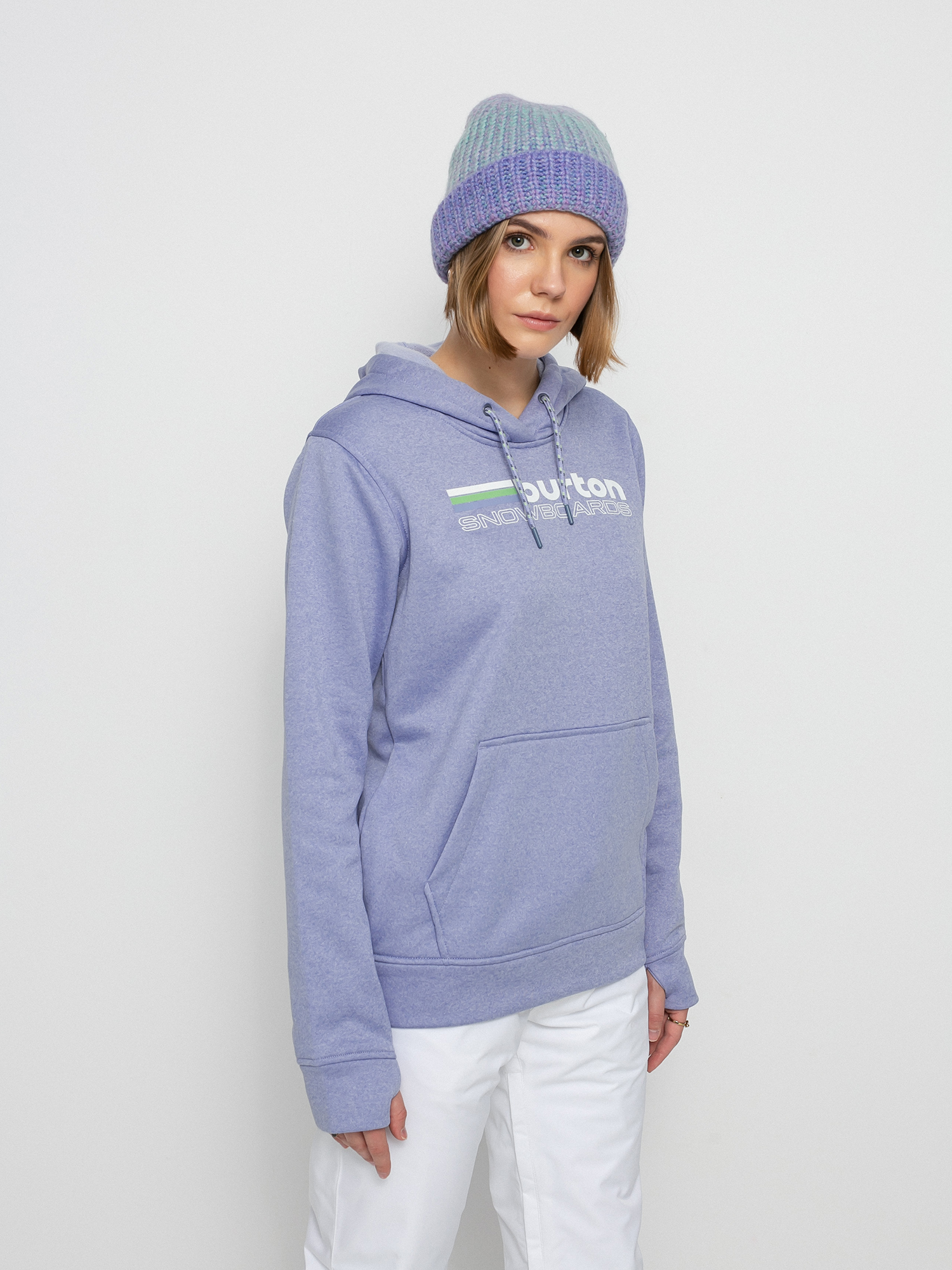 Damska Bluza z kapturem Burton Oak HD (foxglove violet heather)