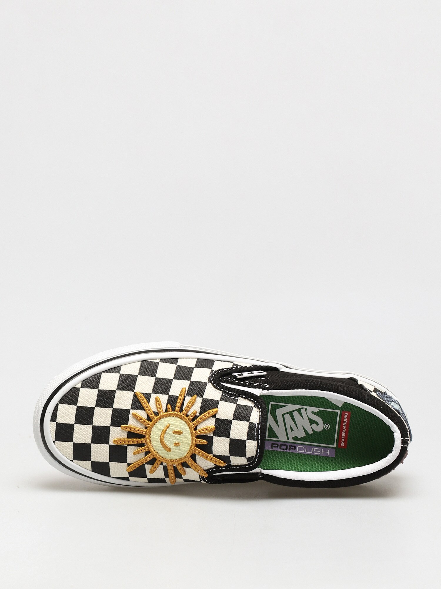 Buty Vans X Skateistan Skate Slip On (checkerboard)