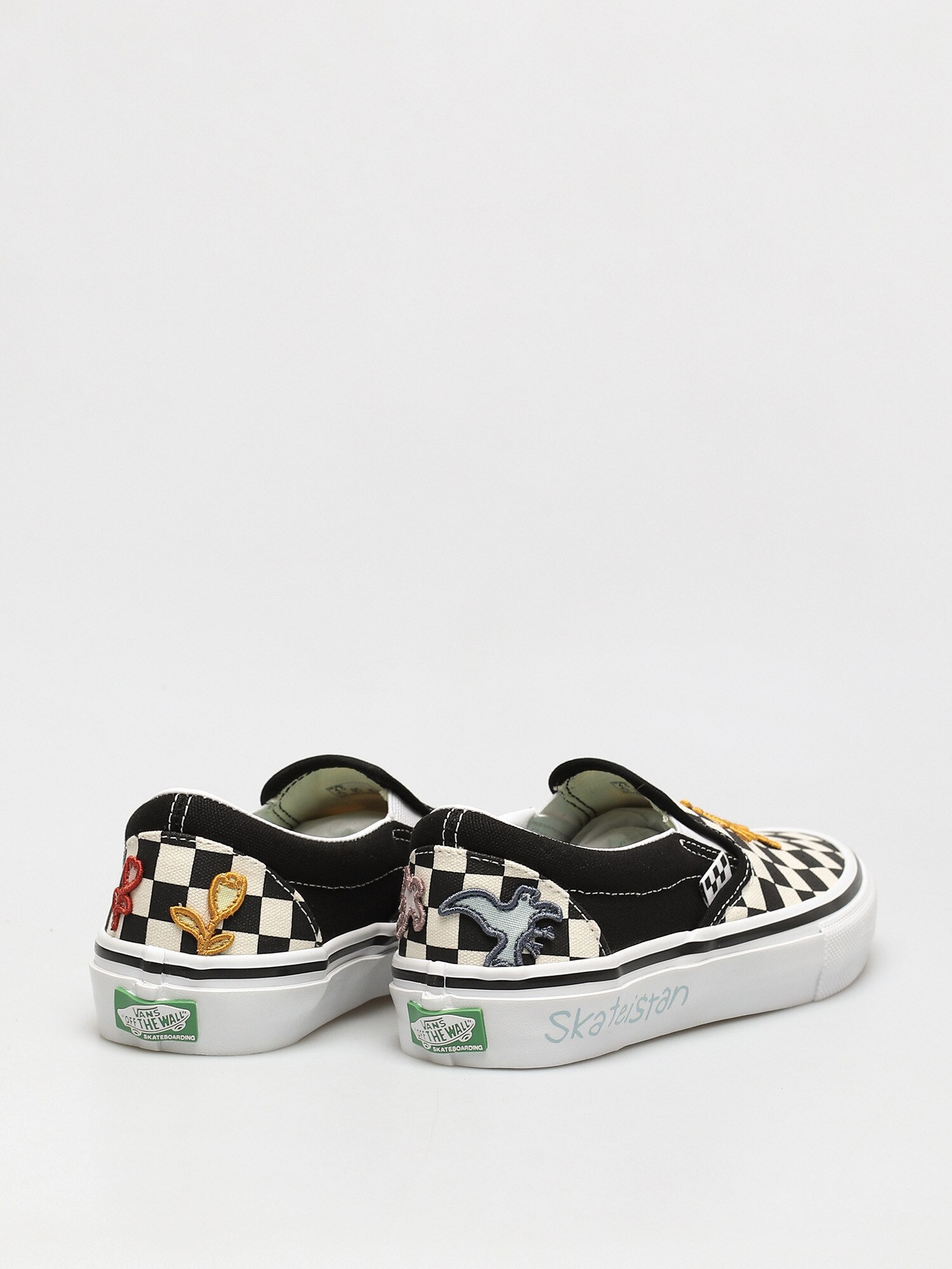 Buty Vans X Skateistan Skate Slip On (checkerboard)